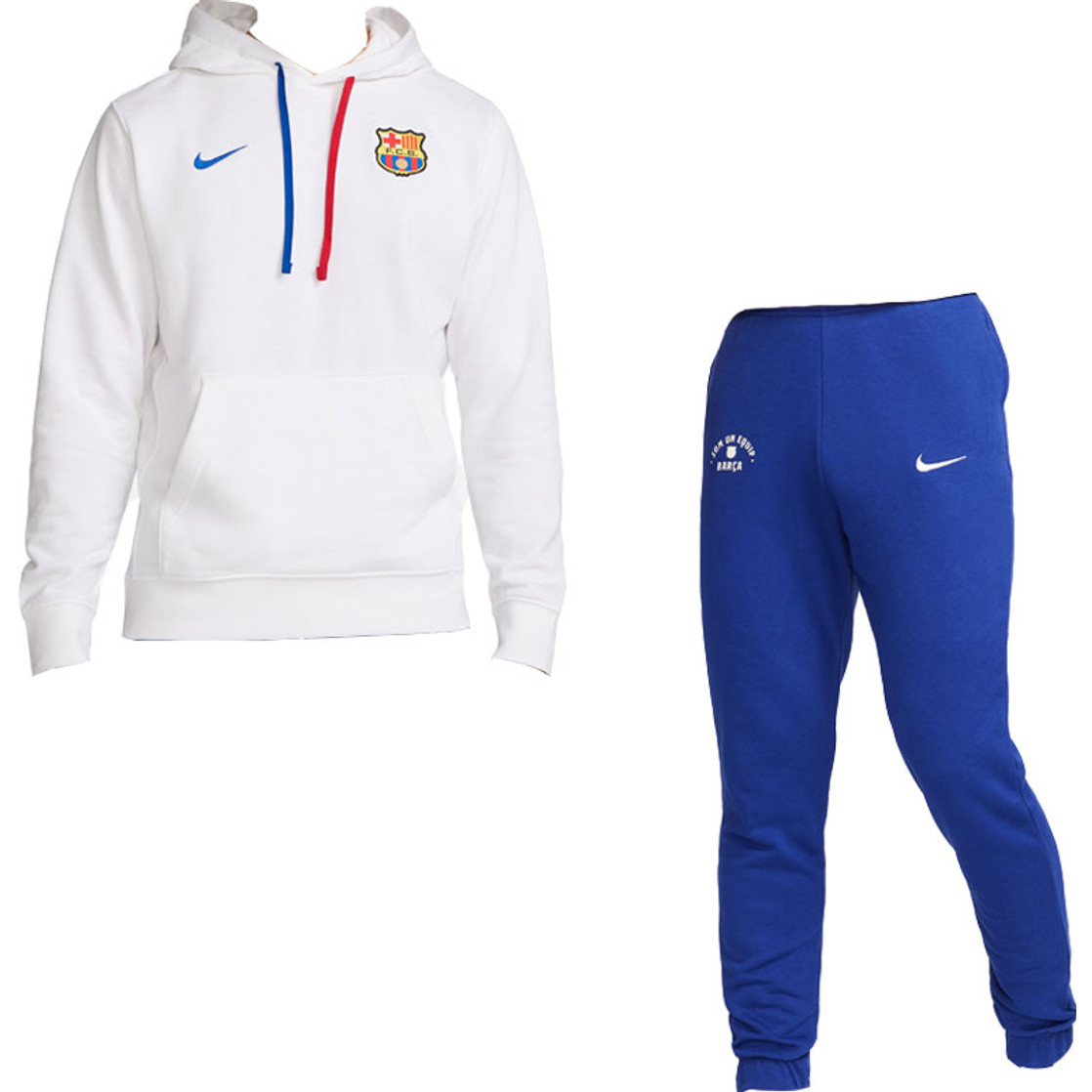 Barcelona Trainingspak Dry Squad Knit - Paars/Turquoise