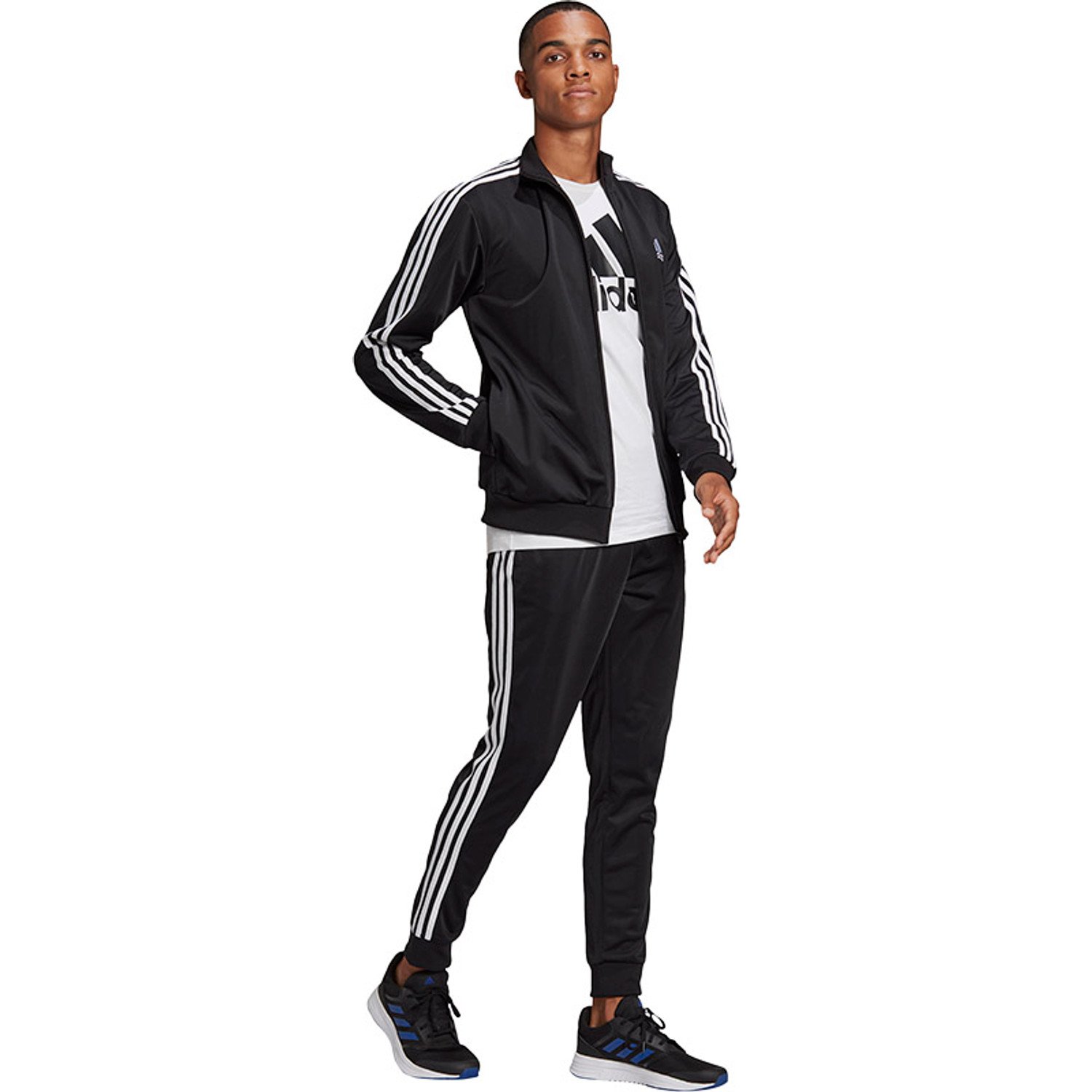 Adidas herren trainingsanzug essentials clearance