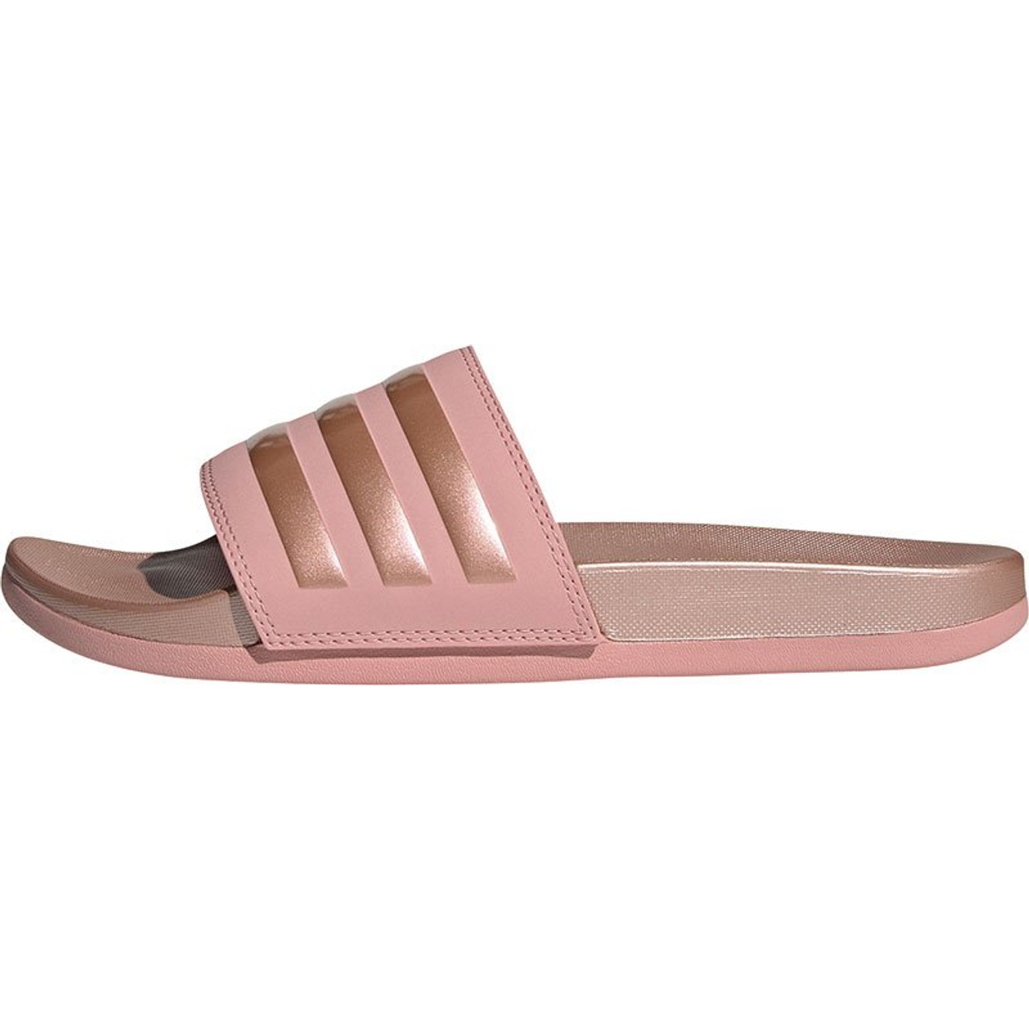 Adidas metallic slides cheap