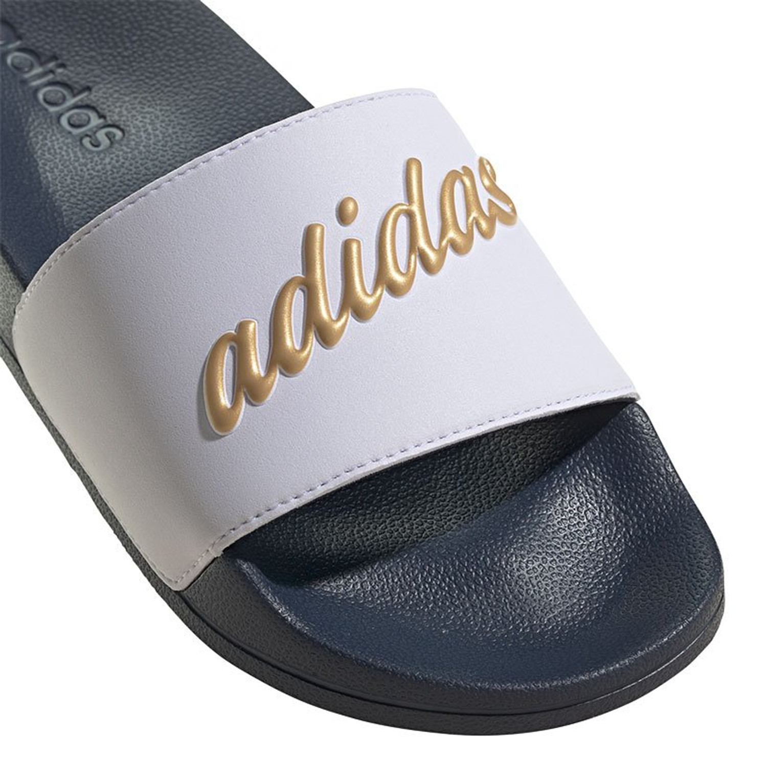 Black and gold adidas slides online