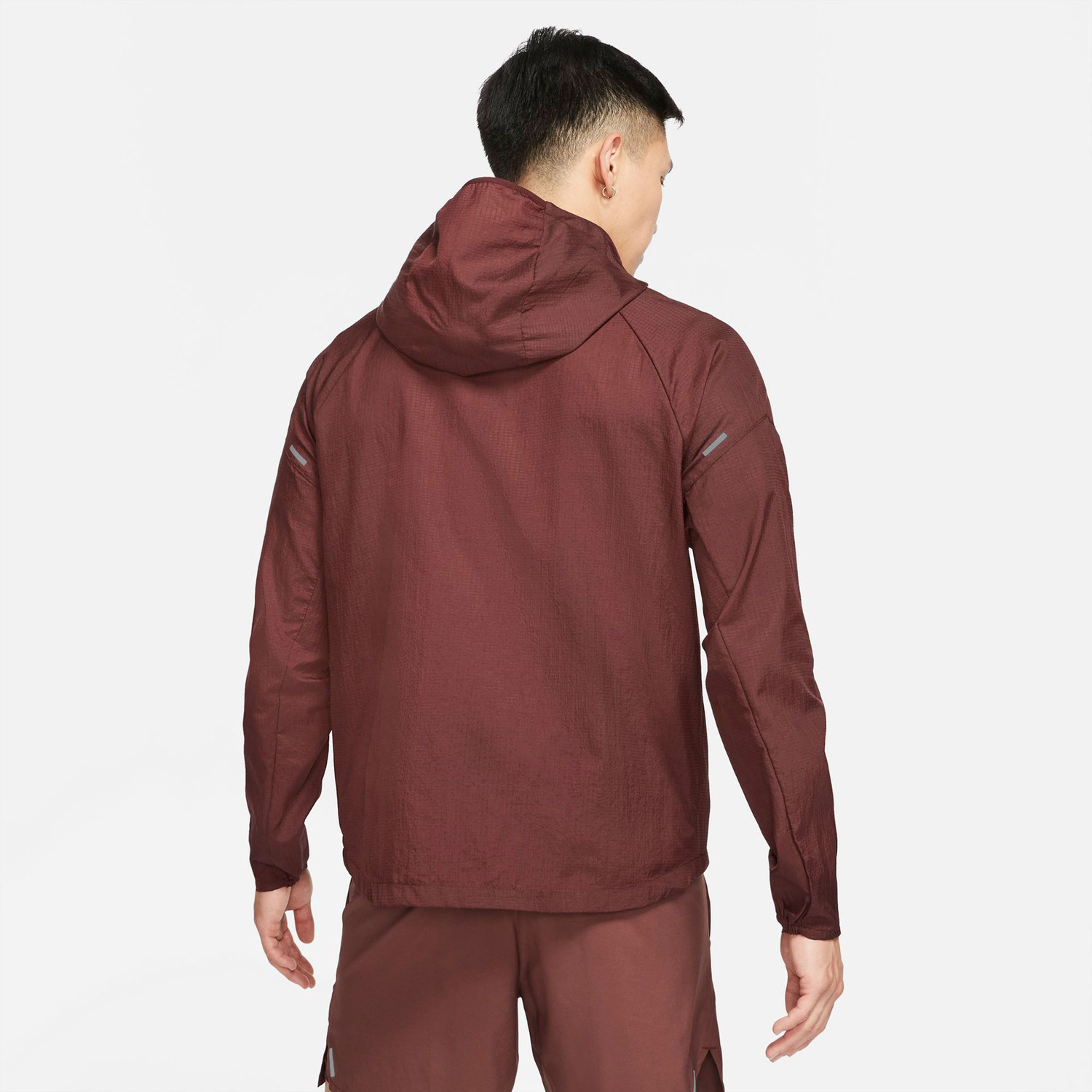 men's nike essential hooded running jacket