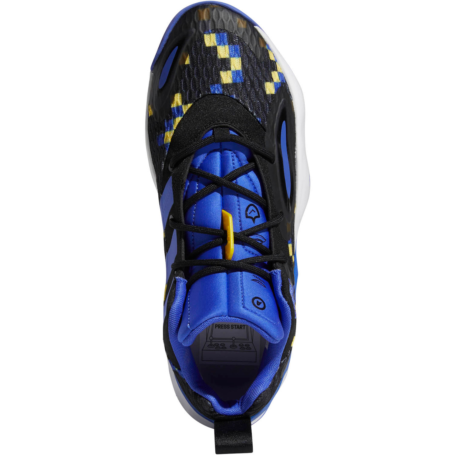 Adidas Exhibit A Black/Blue/Yellow/White Basketball Sneaker H69008 Mens Size 12 adidas Exhibit A - Handballshop.com main image 3