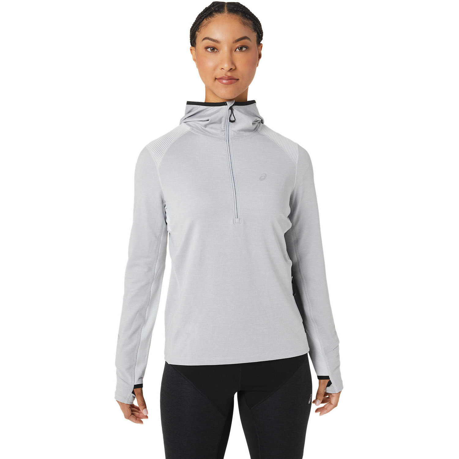 Asics long sleeve hoodie hot sale