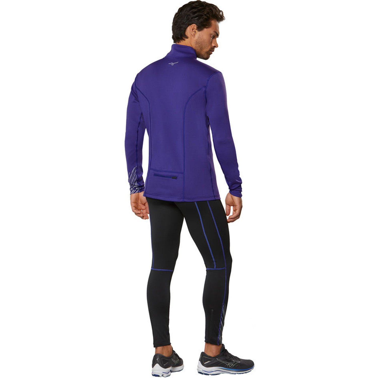 Mizuno Warmalite Longsleeve Half-Zip Men - Runningdirect.nl