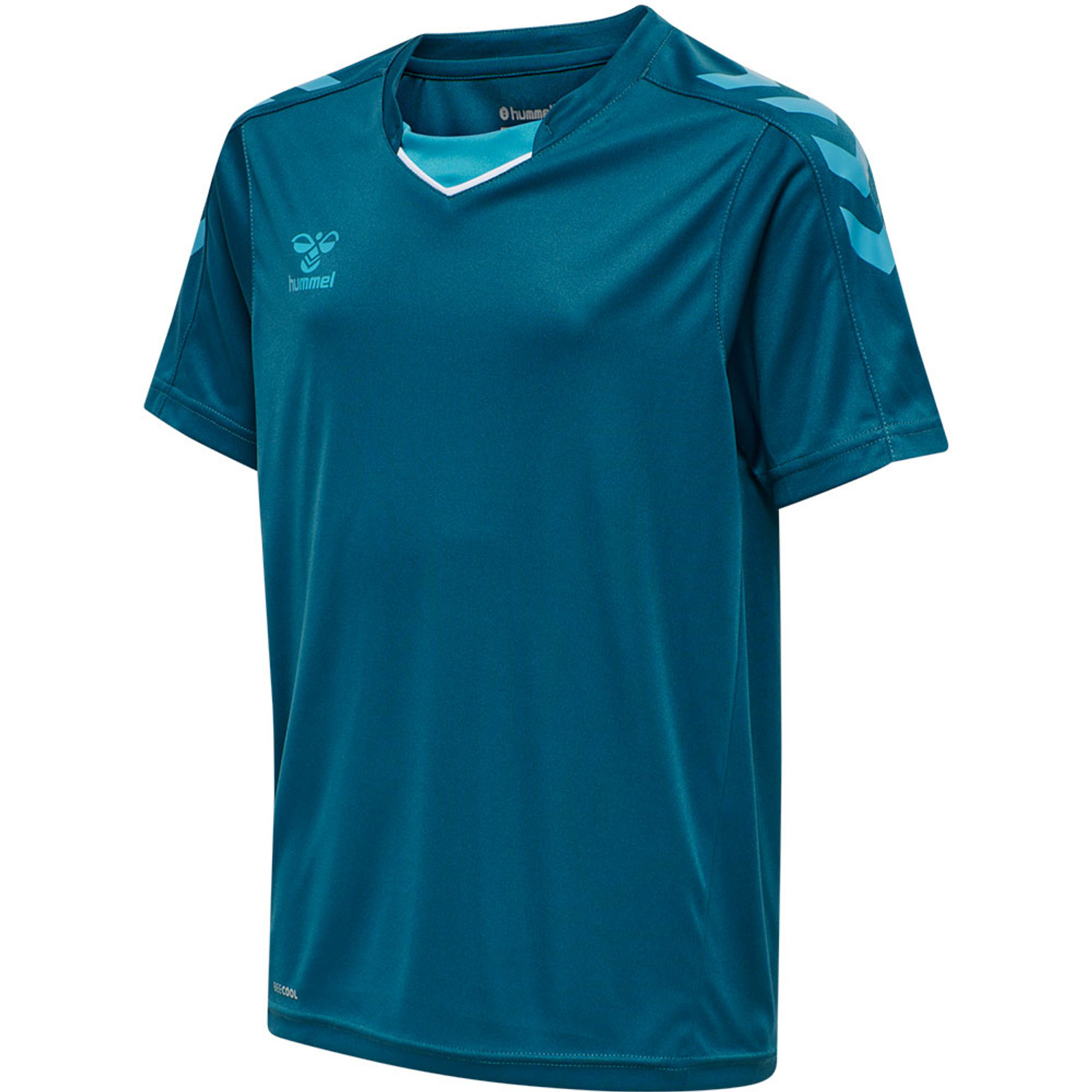 Hummel Hmlcore Xk Poly Jersey S/S - T-Shirt Enfant Manches Courtes - Coupe Droite Et Respirant