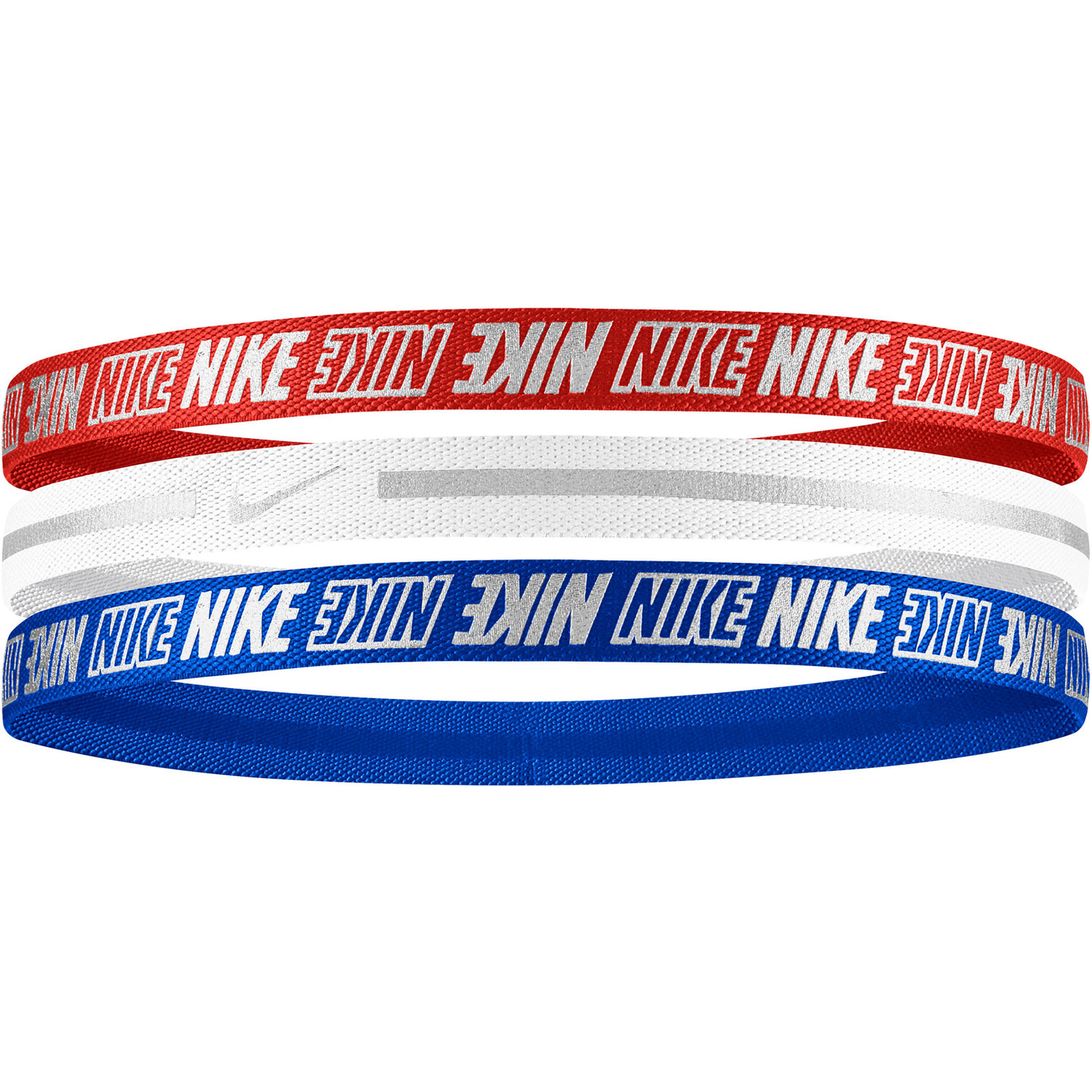 Nike metallic headbands top