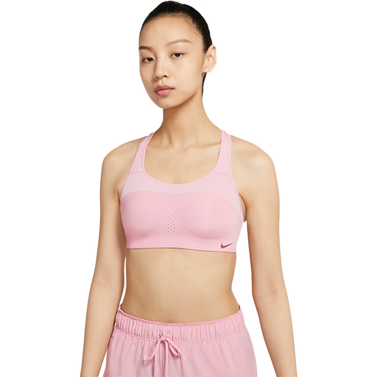 nike alpha sports bra pink