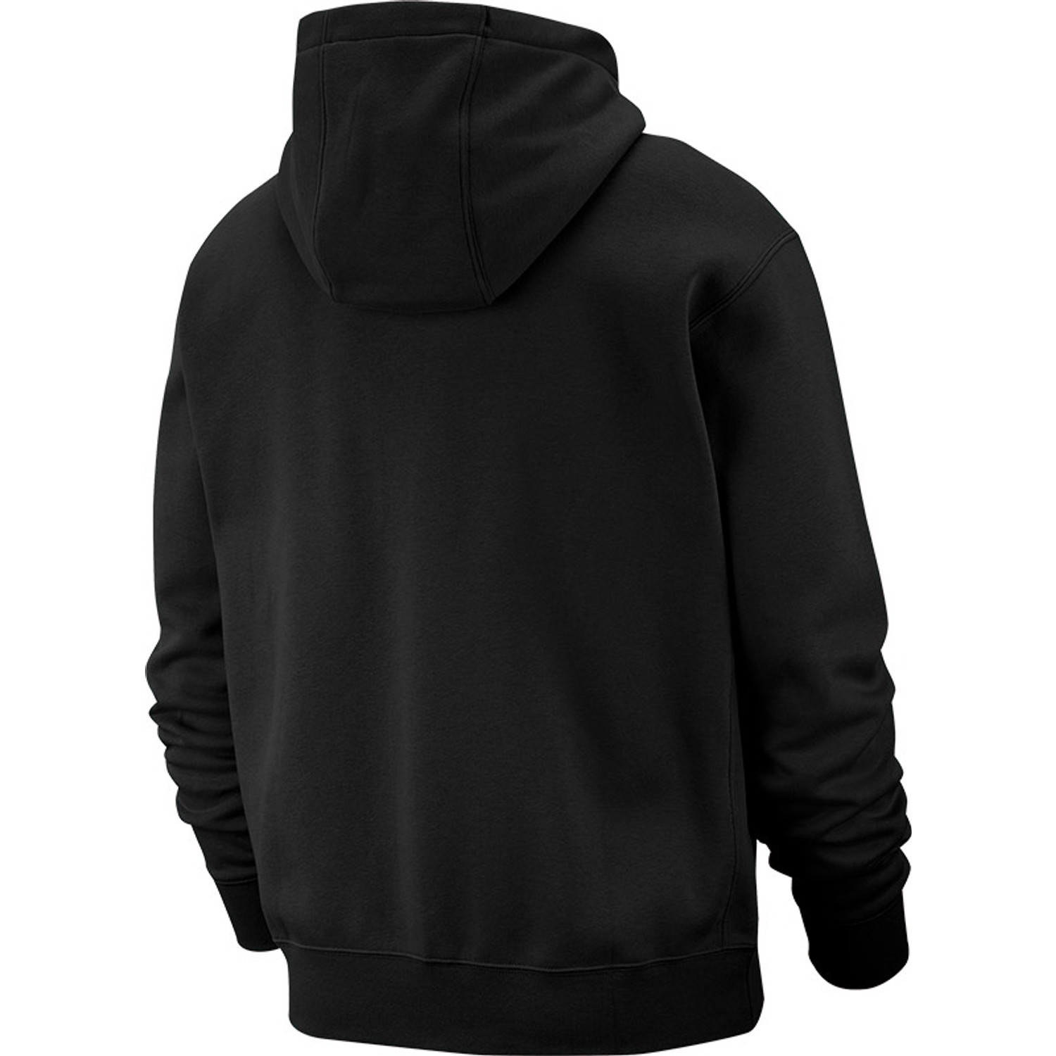 plain nike hoodie black