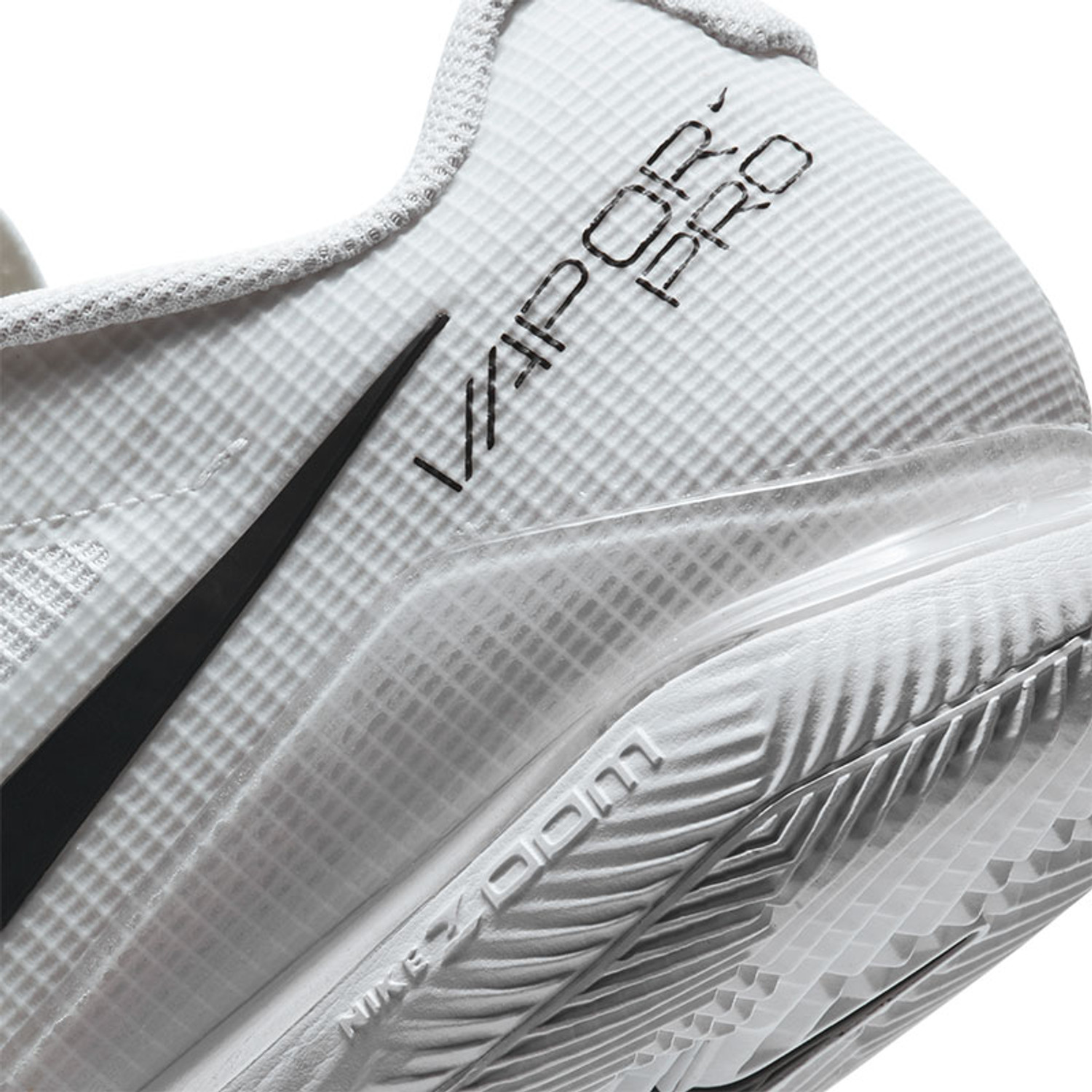 Men's court air zoom zero tennis shoes white and metallic silver hot sale