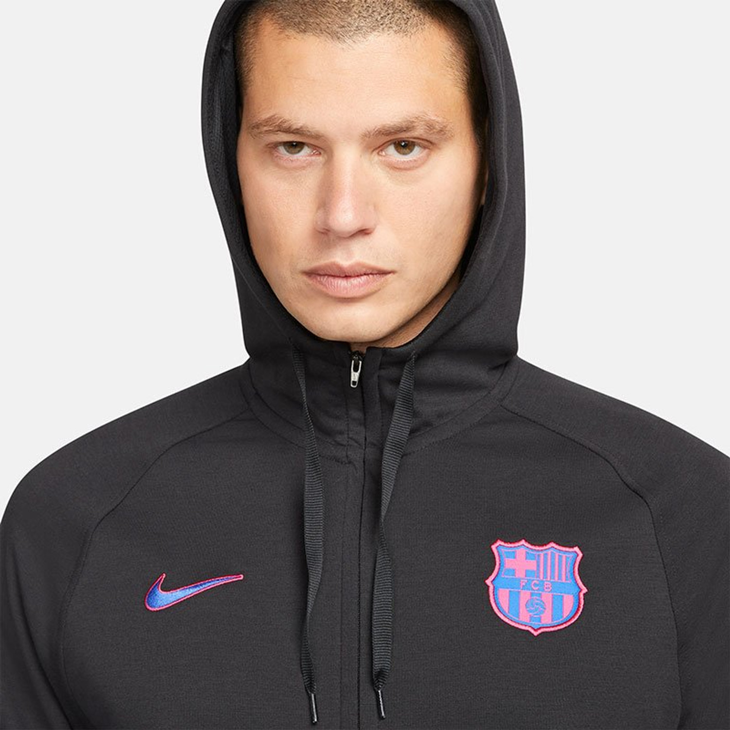 Nike FC Barcelona Travel Fleece Hoody - PassaSports.com
