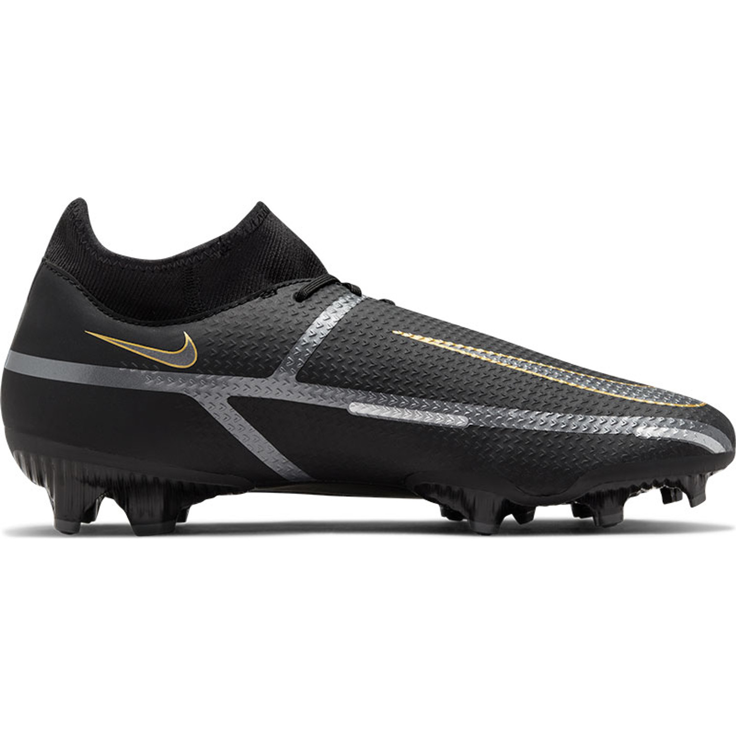 Nike phantom vsn academy df mg voetbalschoenen zwart goud discount