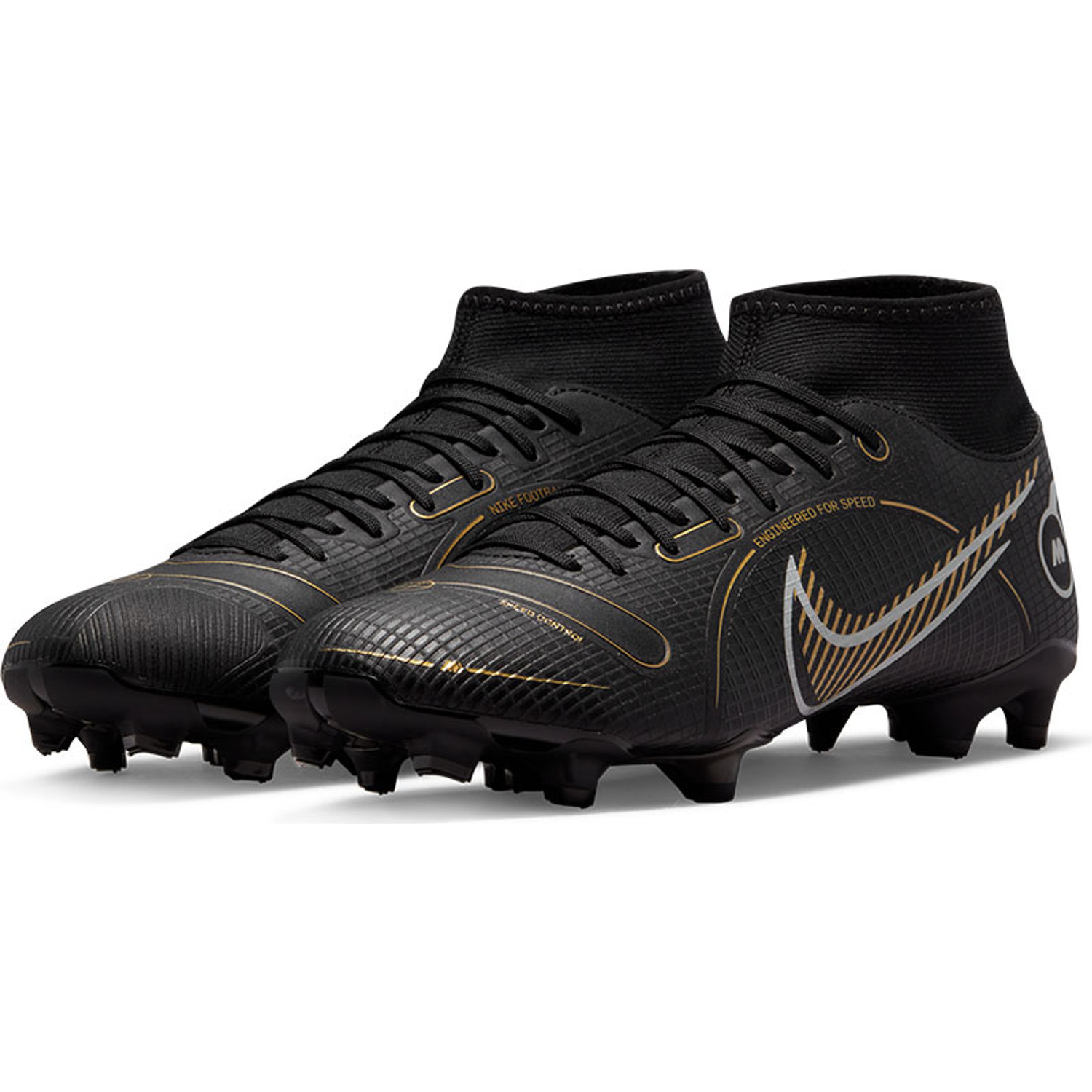 Nike mercurial vapor 12 elite fg black lux - svart/guld best sale