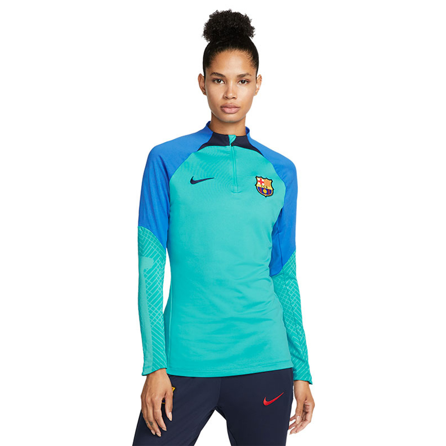 Full Sleeve Nike Fc Barcelona Strike Drill Top Nike FC Barcelona