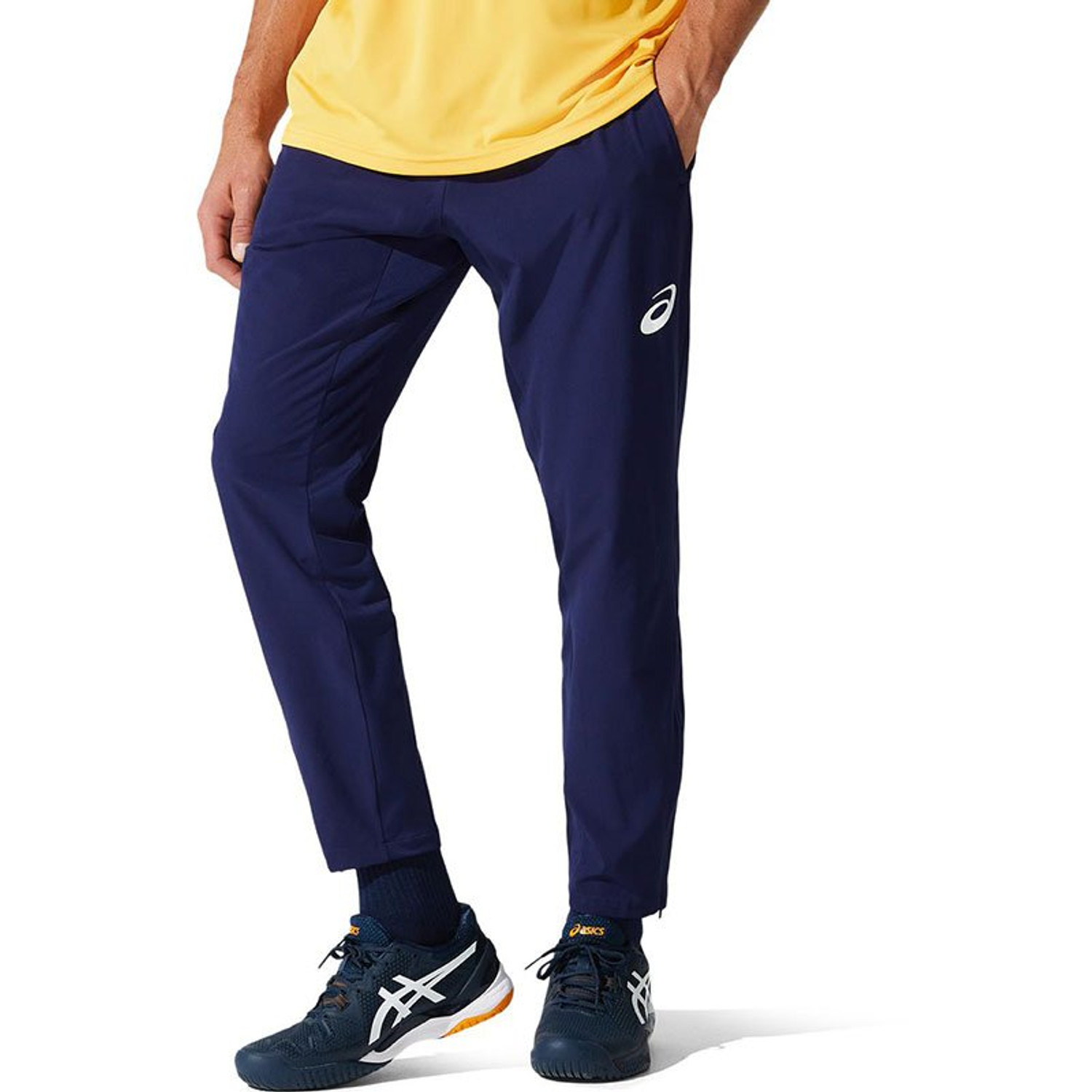 Asics mens track pants on sale