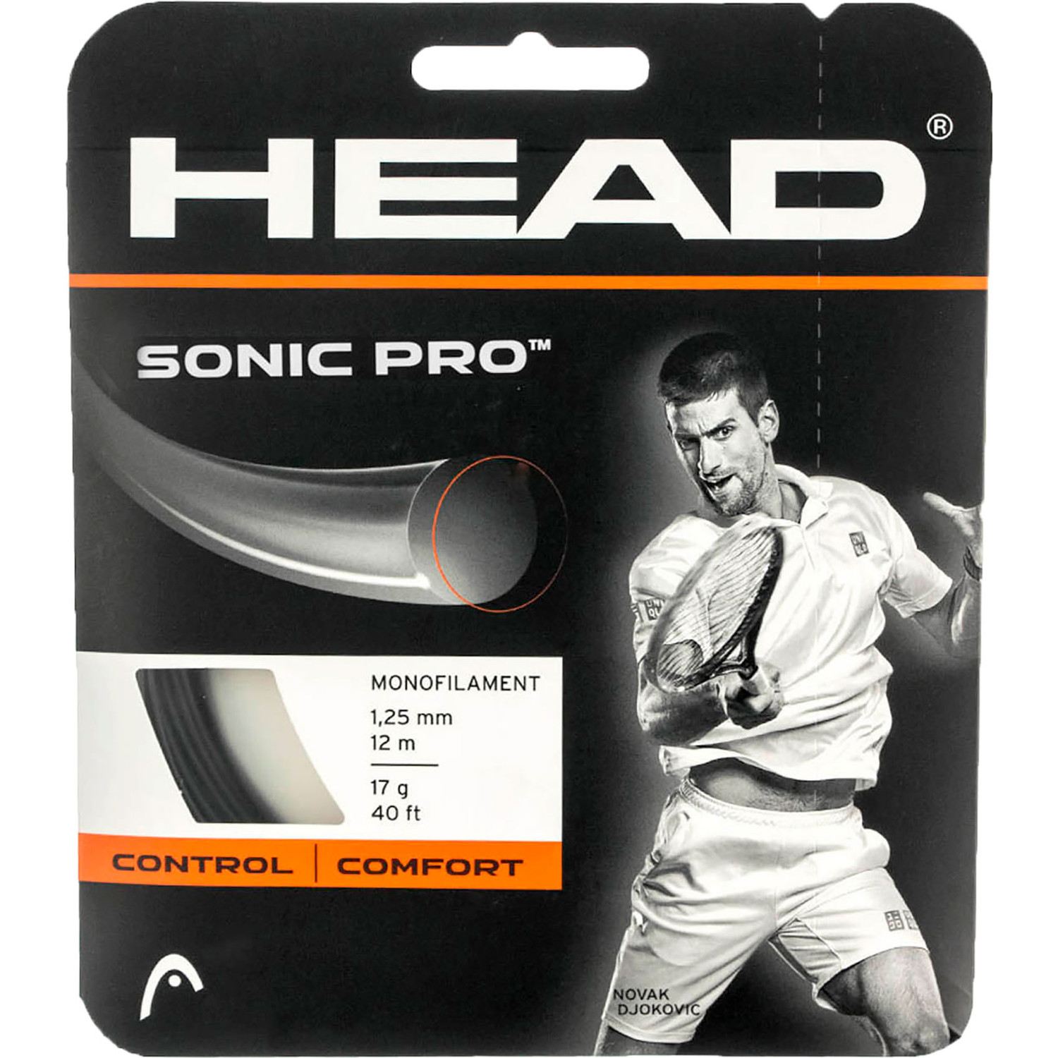 Head Sonic Pro Set Black 1.25 - PassaSports.com