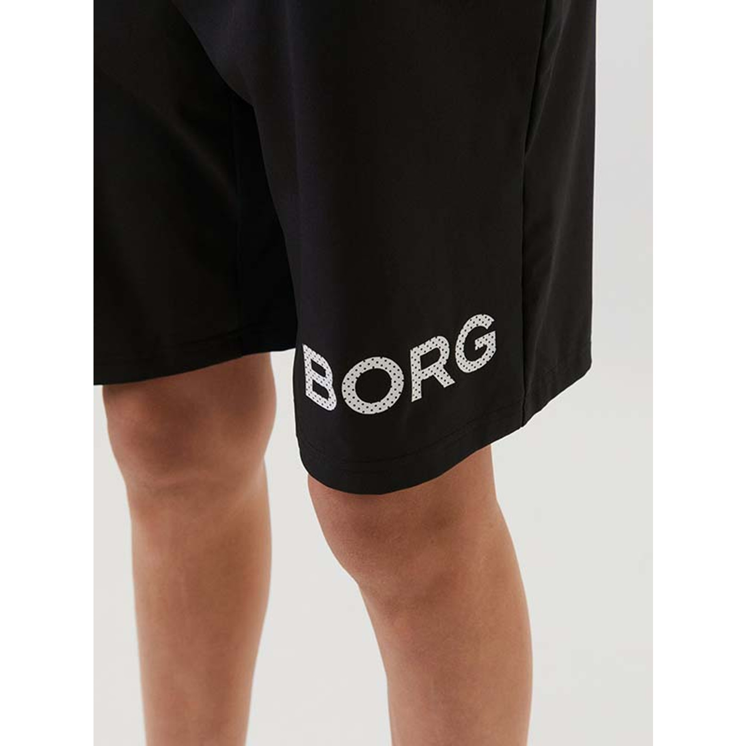 Björn Borg ACE RACQUET - Korte broeken - black beauty/zwart