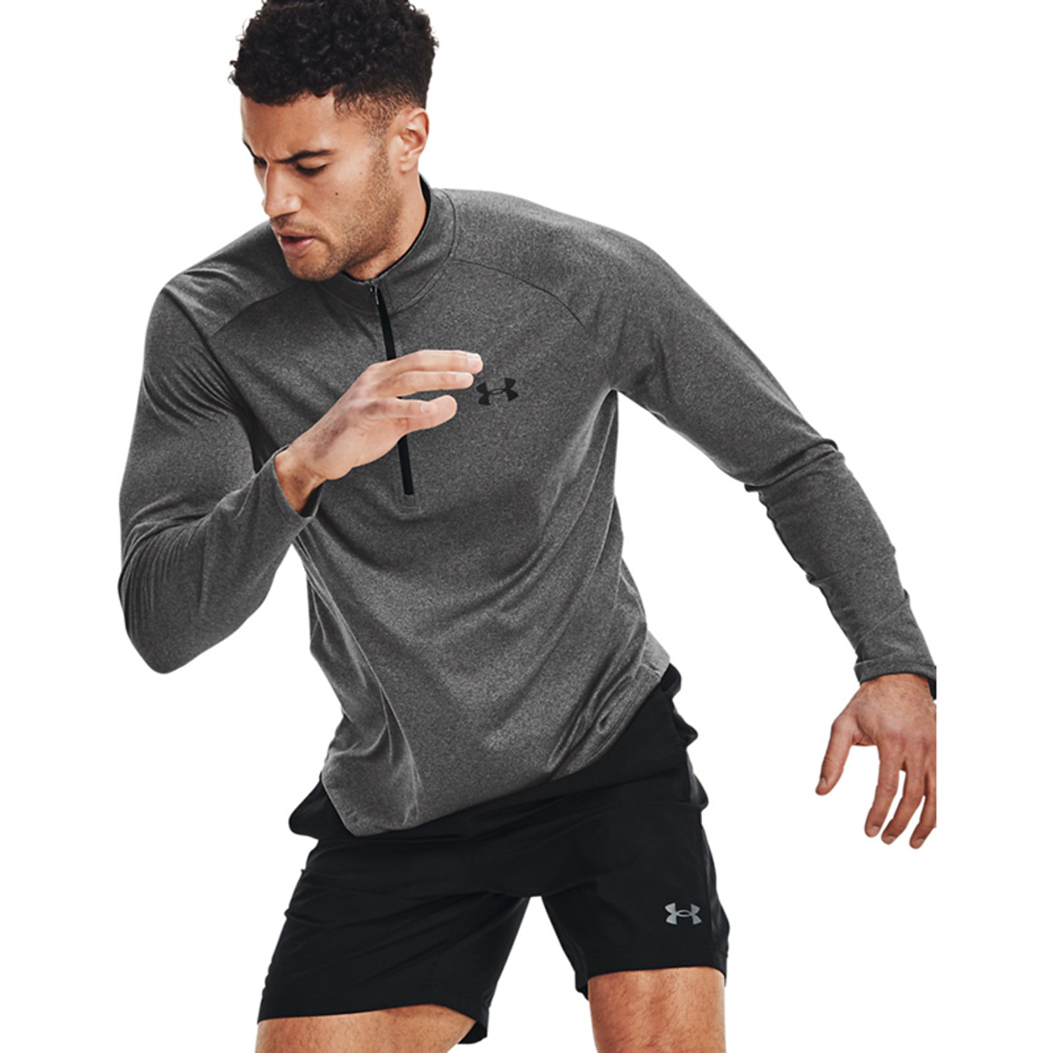 Under armour zip top best sale