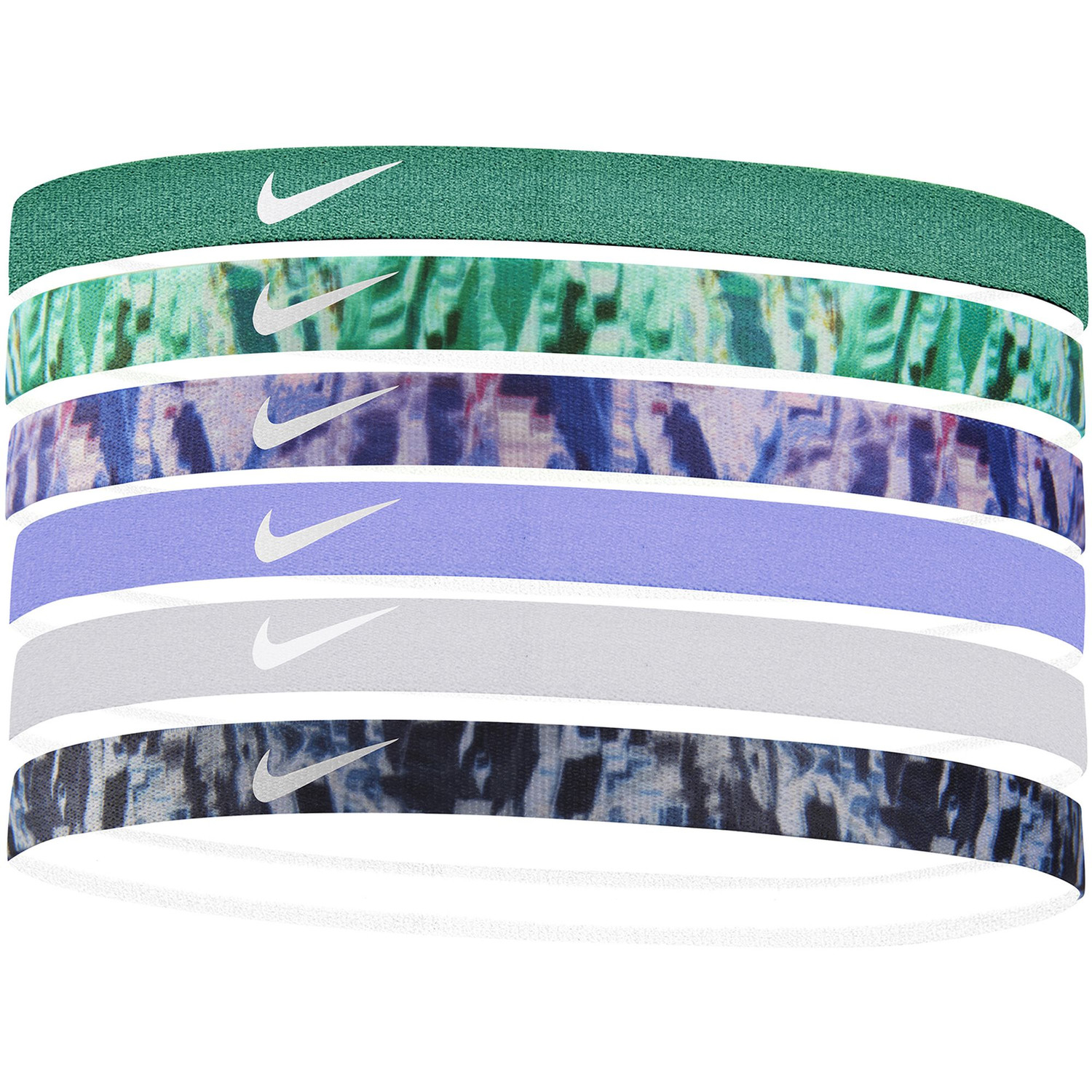 Nike printed headbands assorted 6pk shop