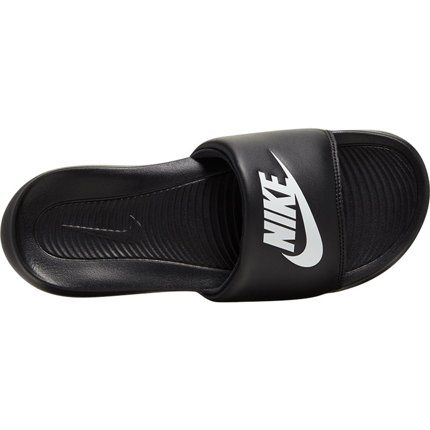 All black nike slides cheap