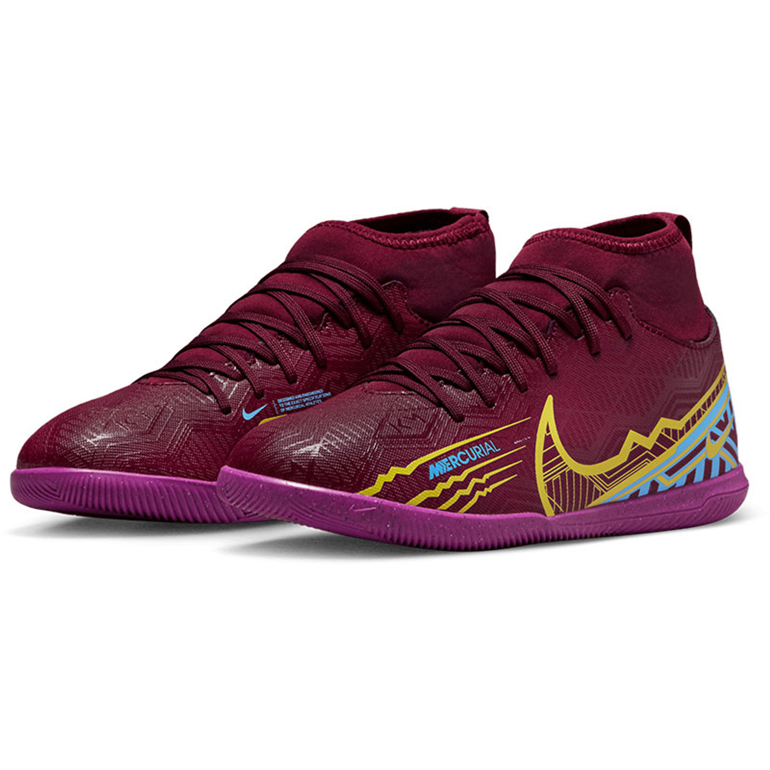 Kids' mercurial superfly 7 club indoor soccer shoes cheap