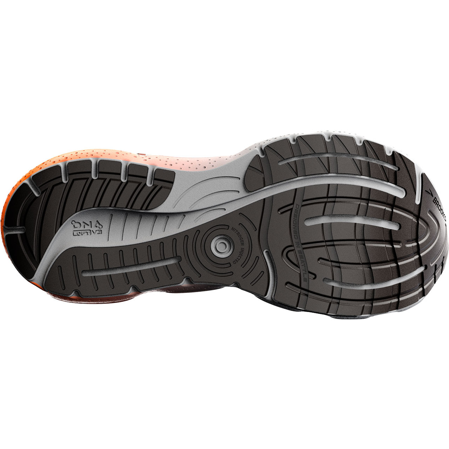 Brooks Glycerin GTS 22 Sneakers voor heren, zwart/kobalt/neo geel, 45 EU, Black Cobalt Neo Yellow, 45 EU