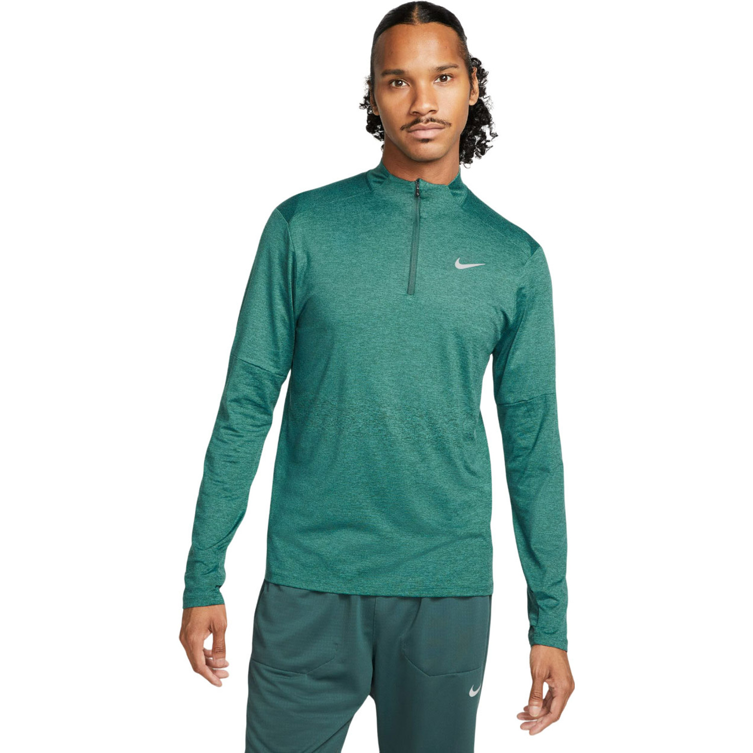 【GINGER掲載商品】 Half-Zip Longsleeve Element Dri-FIT Nike T-Shirt Runningdirect.nl - M トップス
