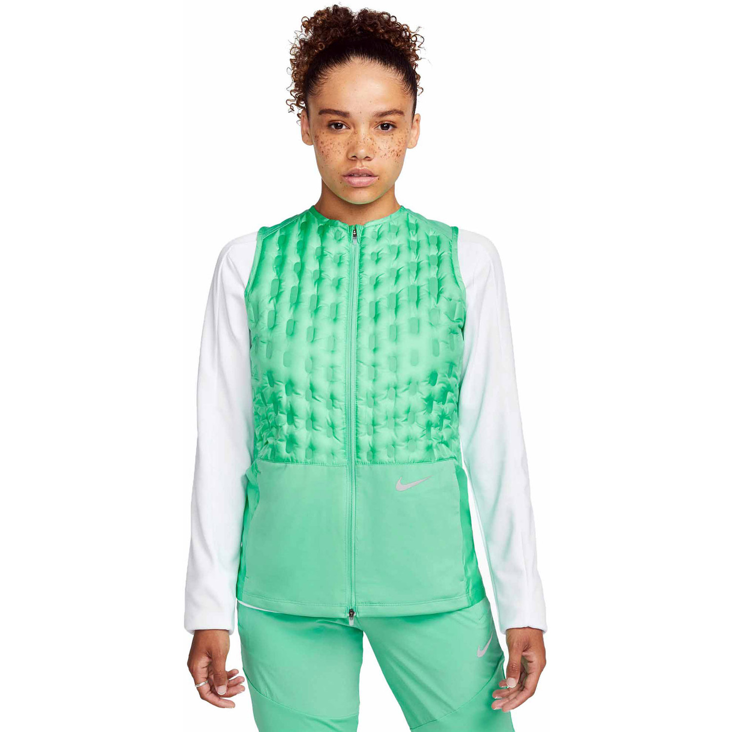 Nike vest green clearance