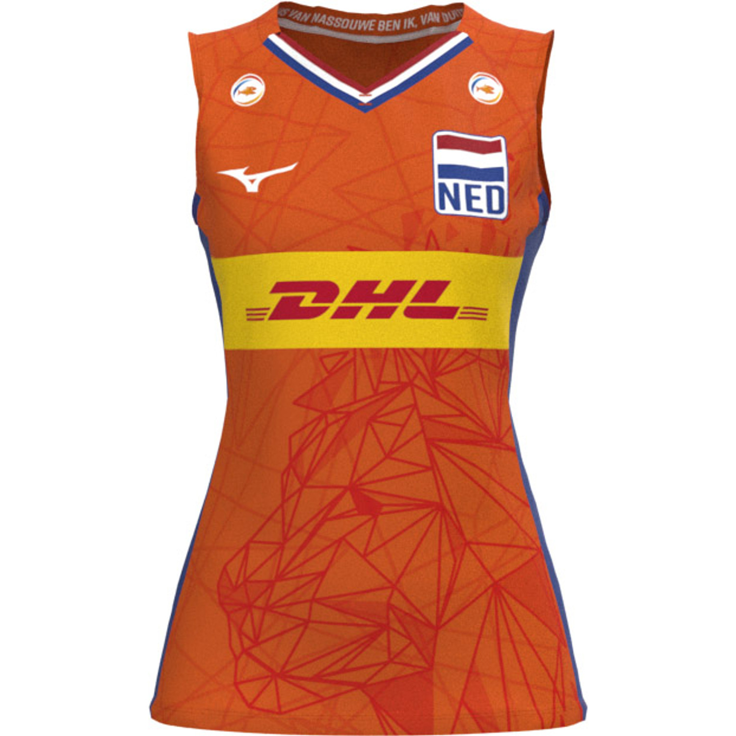 Mizuno Niederlande Volleyball Shirt Damen Volleyballshop