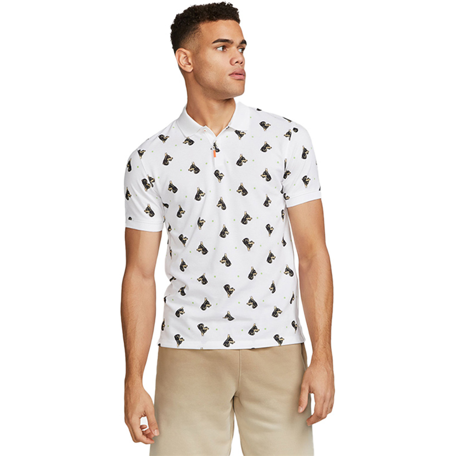The Nike Printed Slim Fit Polo Sportshop