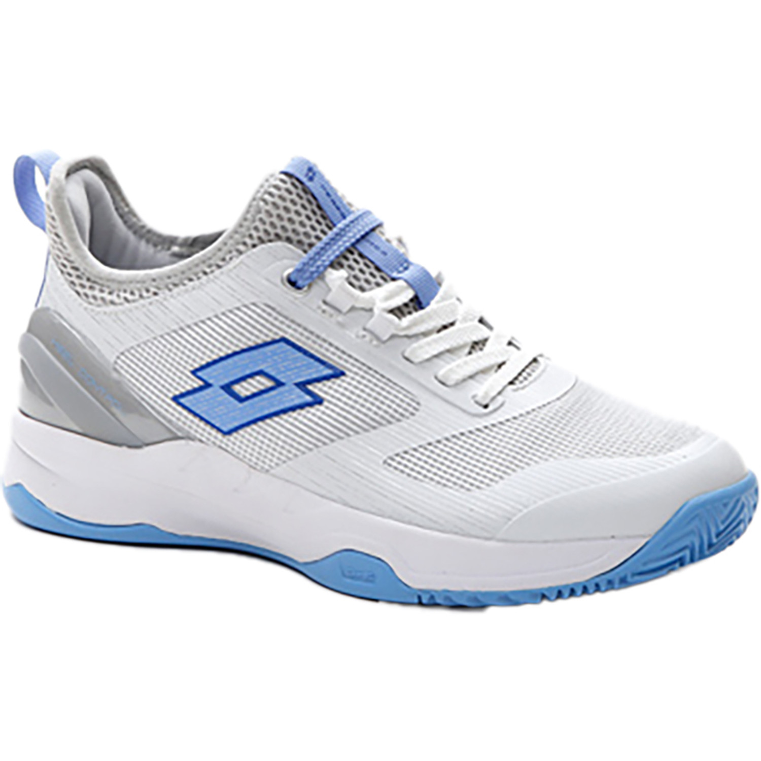 Lotto Mirage 200 Clay - Chaussures De Tennis Femme Pour Terre Battue - Blanc/Argent