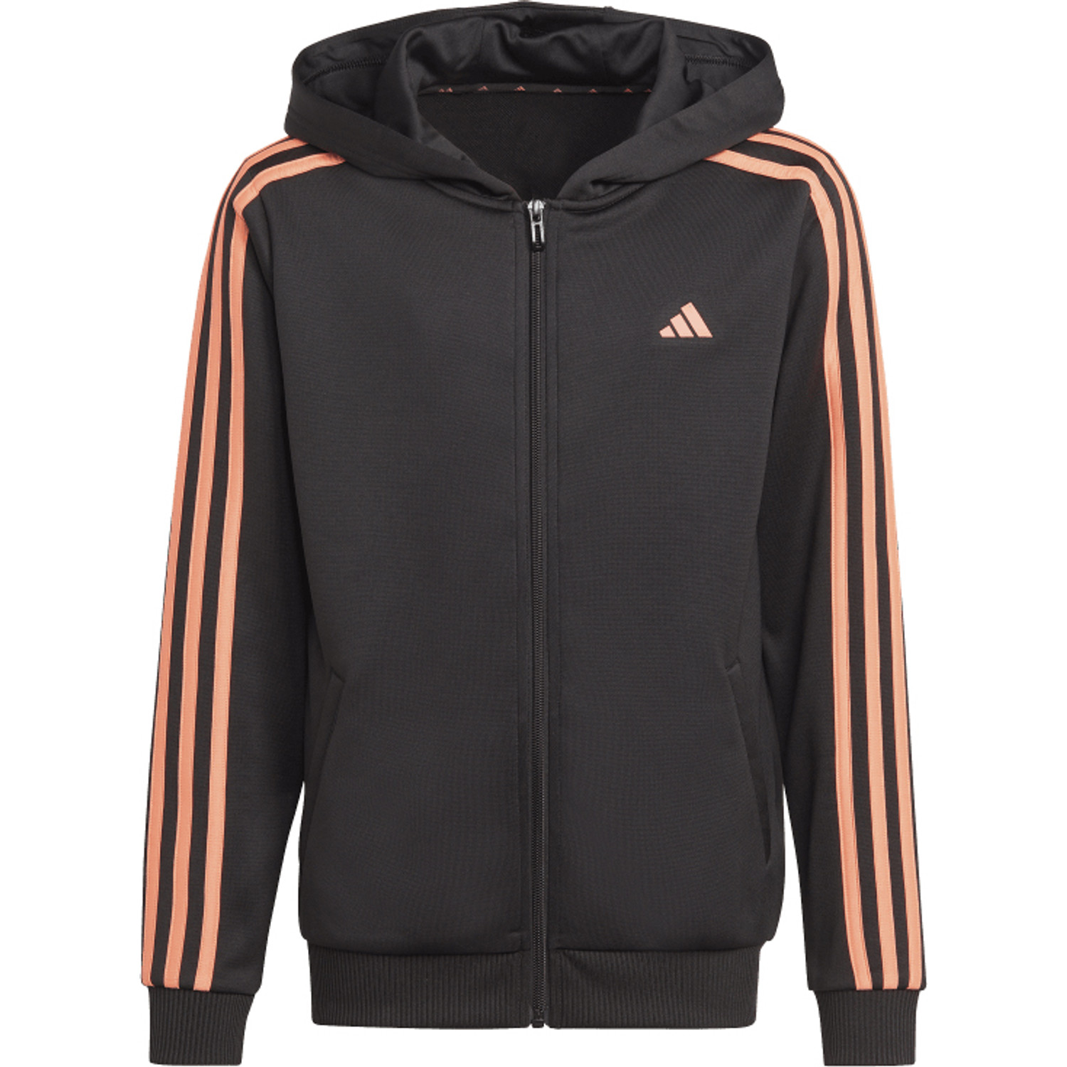 Adidas orange zip hoodie clearance