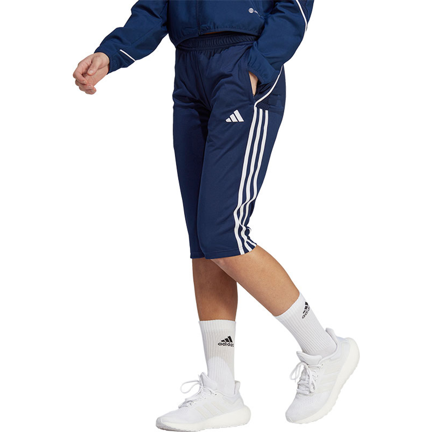 Adidas dreiviertel hose damen sales