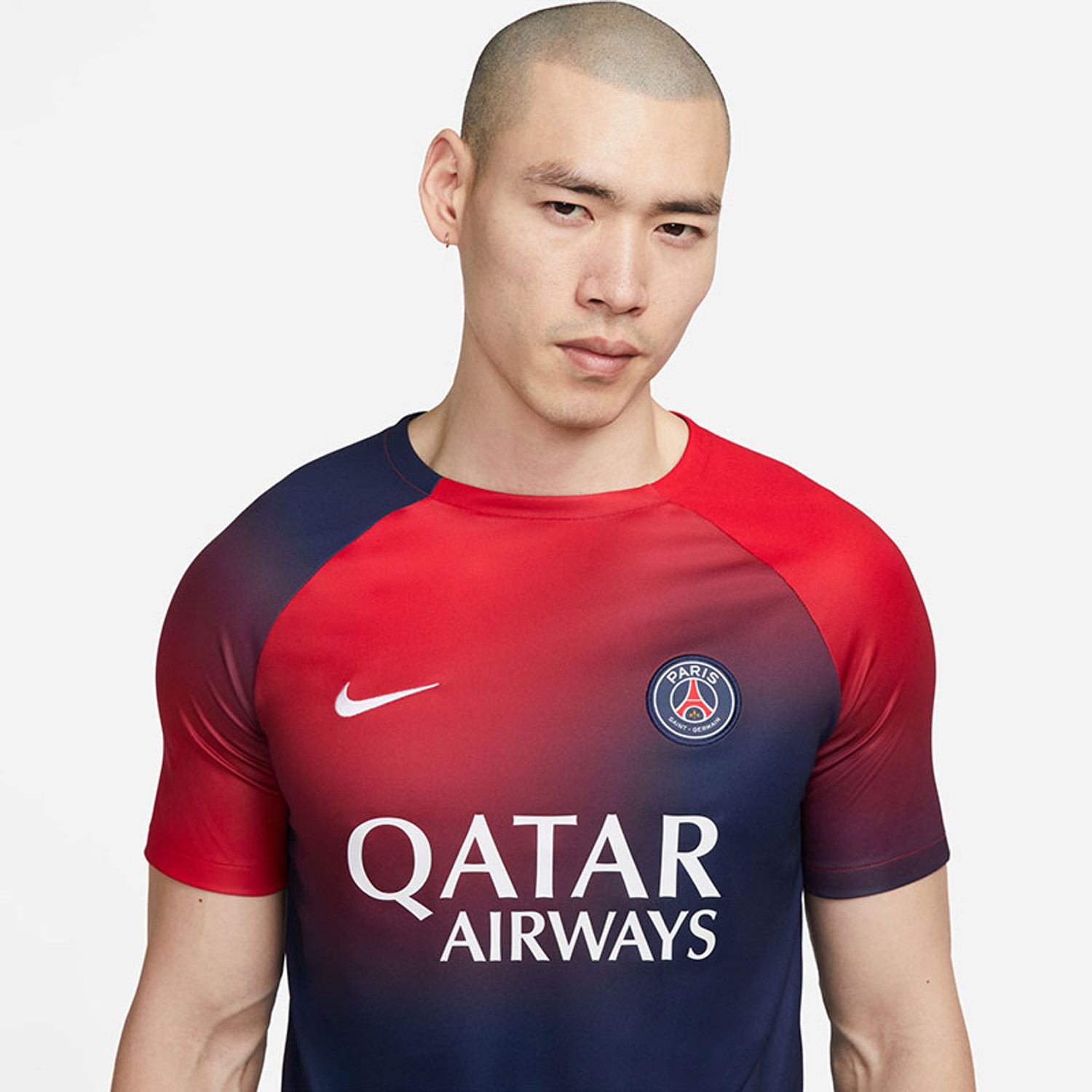 psg trainingspak windjack | | wit, blauw met rood