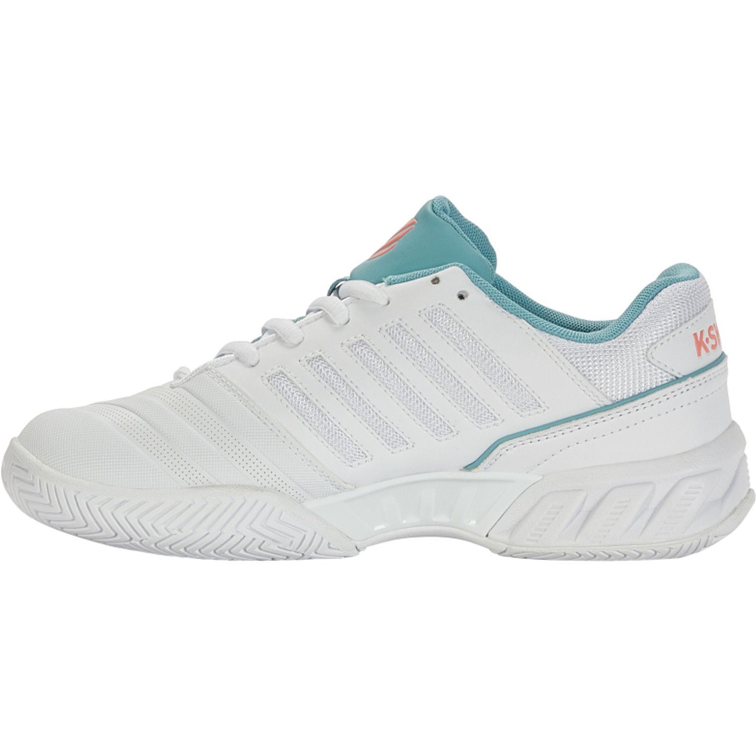 K-Swiss Speedex tennisschoen voor dames, White Orchid Petal Neon Blaze, 41 EU