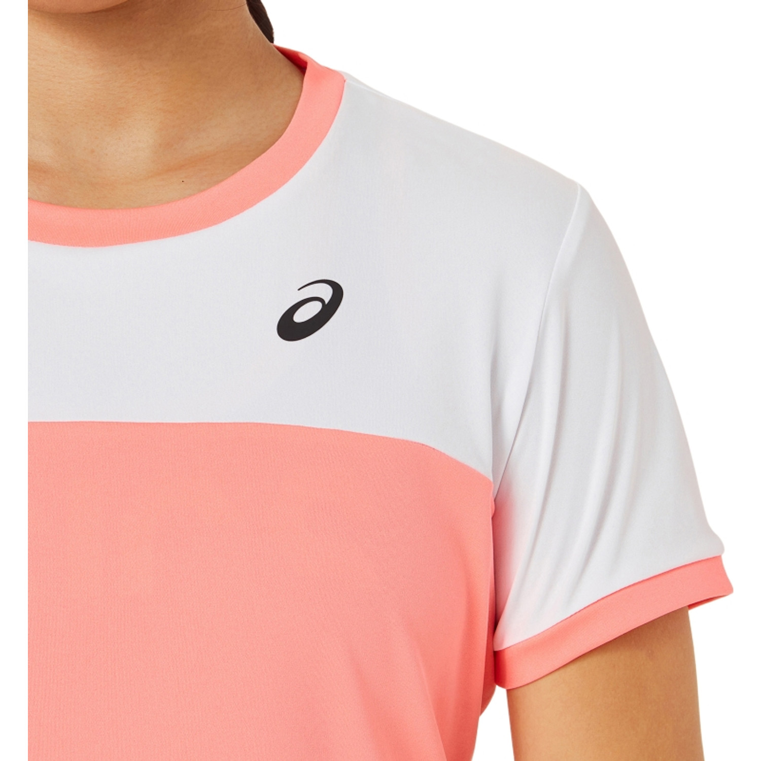 Asics t shirt fille beige on sale