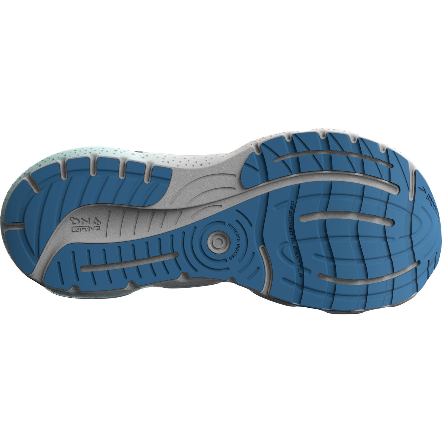 BROOKS Glycerine GTS 21 Sneakers voor dames, 42 EU, Black Grey White, 42 EU