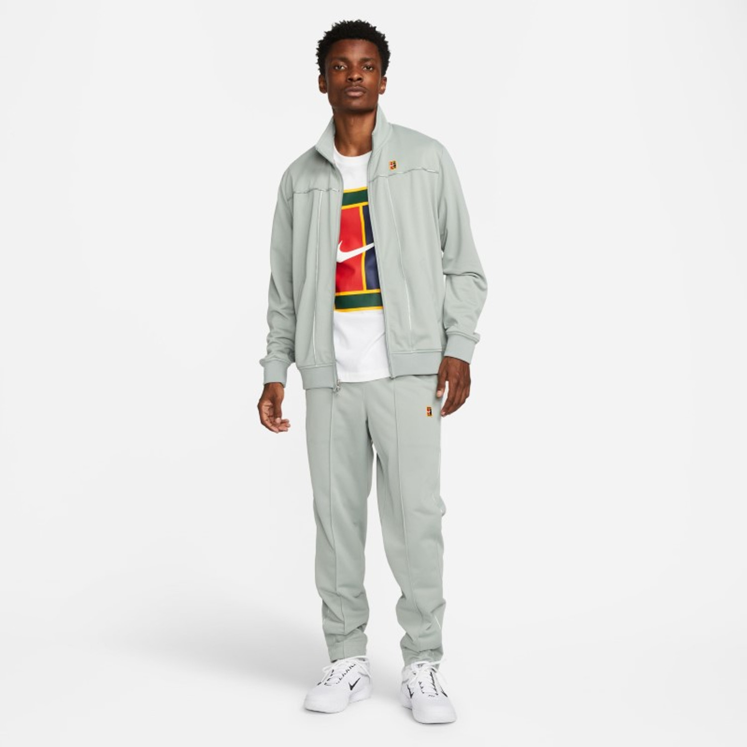 nike court heritage knitted pant