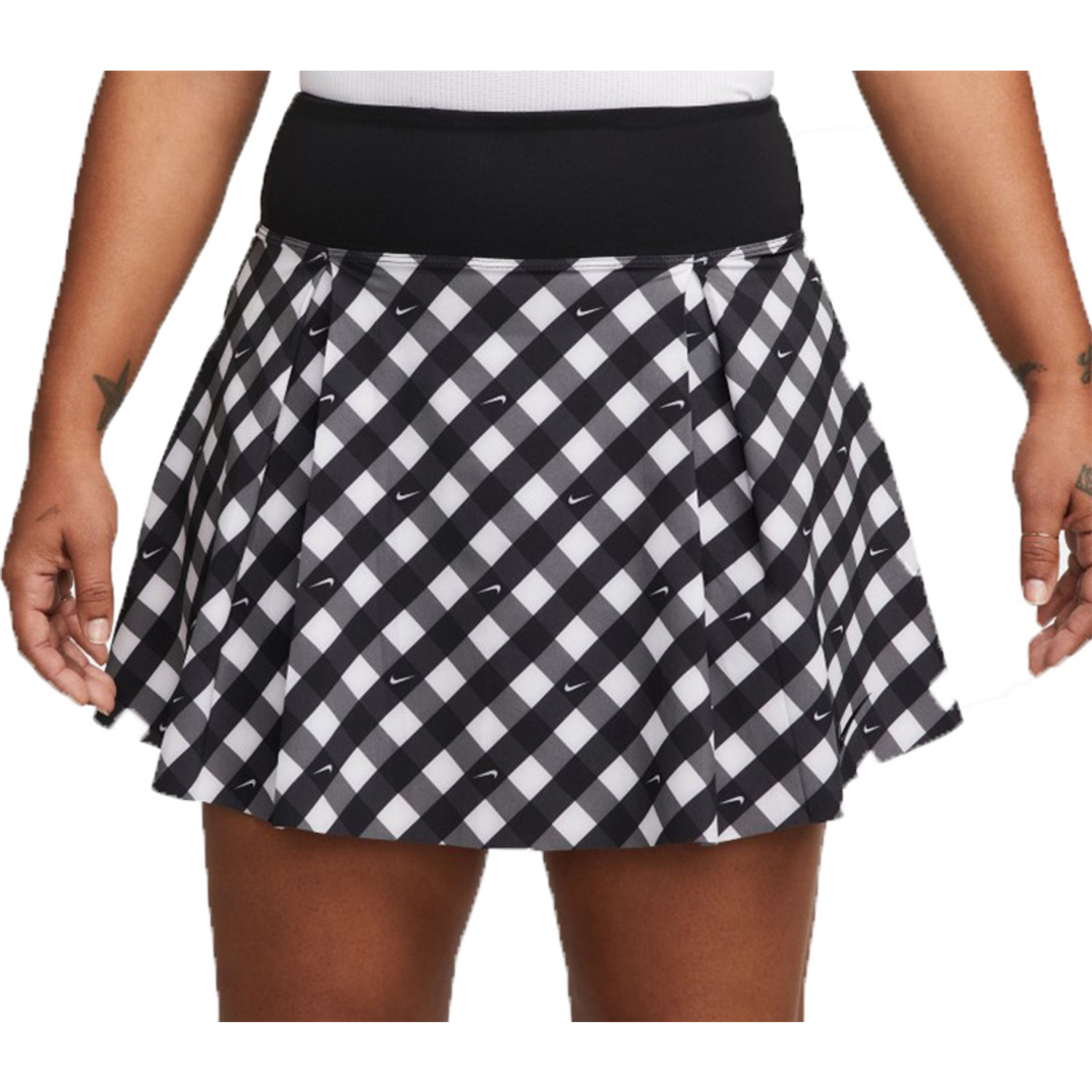 nike court printed skirt
