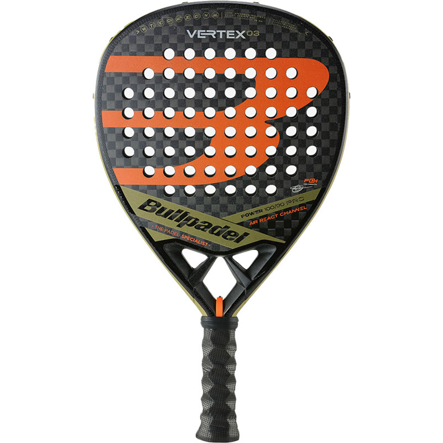 Bullpadel Vertex 03 23 Padelracket - Heren, Meerkleurig, Voor Training En Wedstrijden, Comfortabel En Technologisch