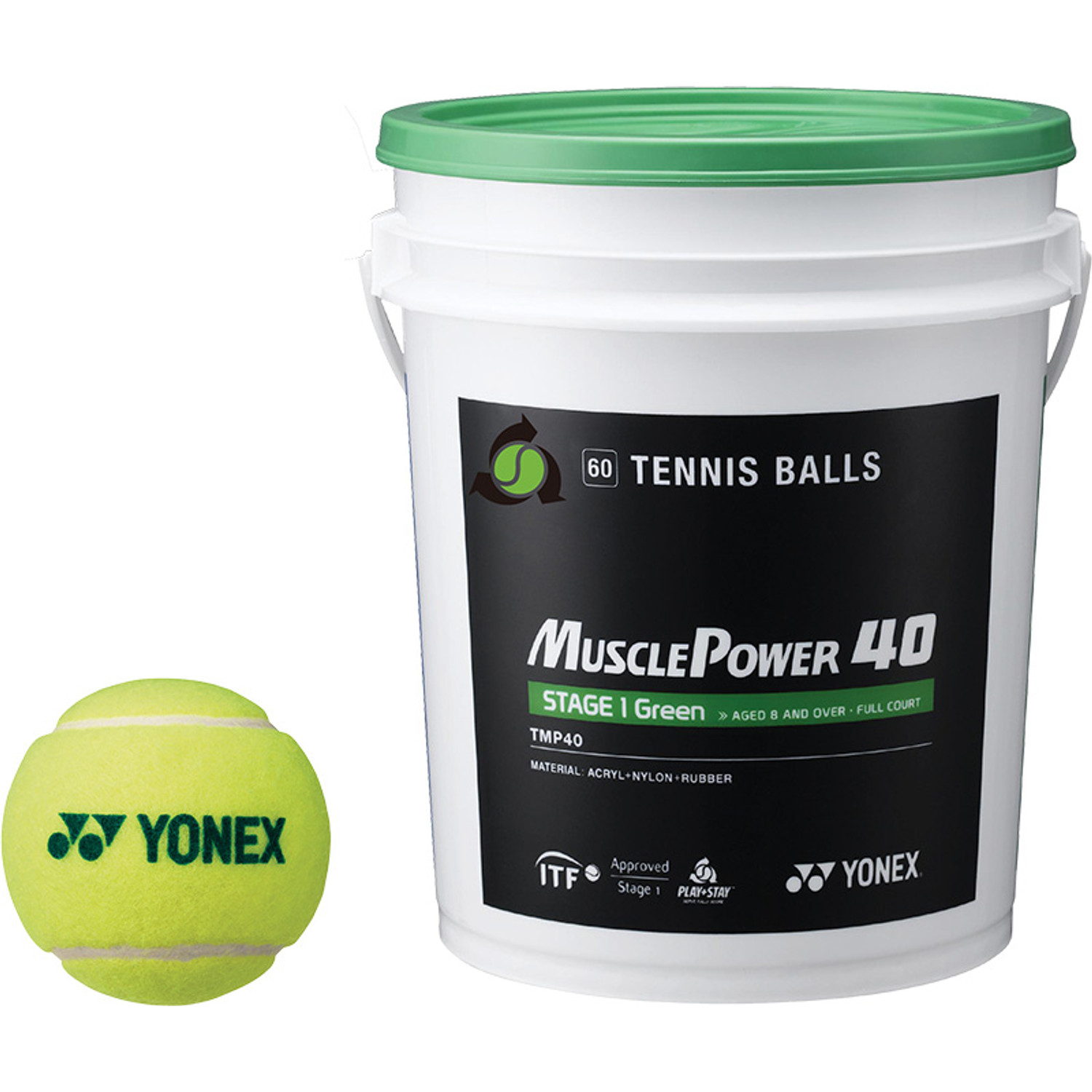 Yonex Stage 1 Green Bucket 60 Pcs. - PassaSports.com
