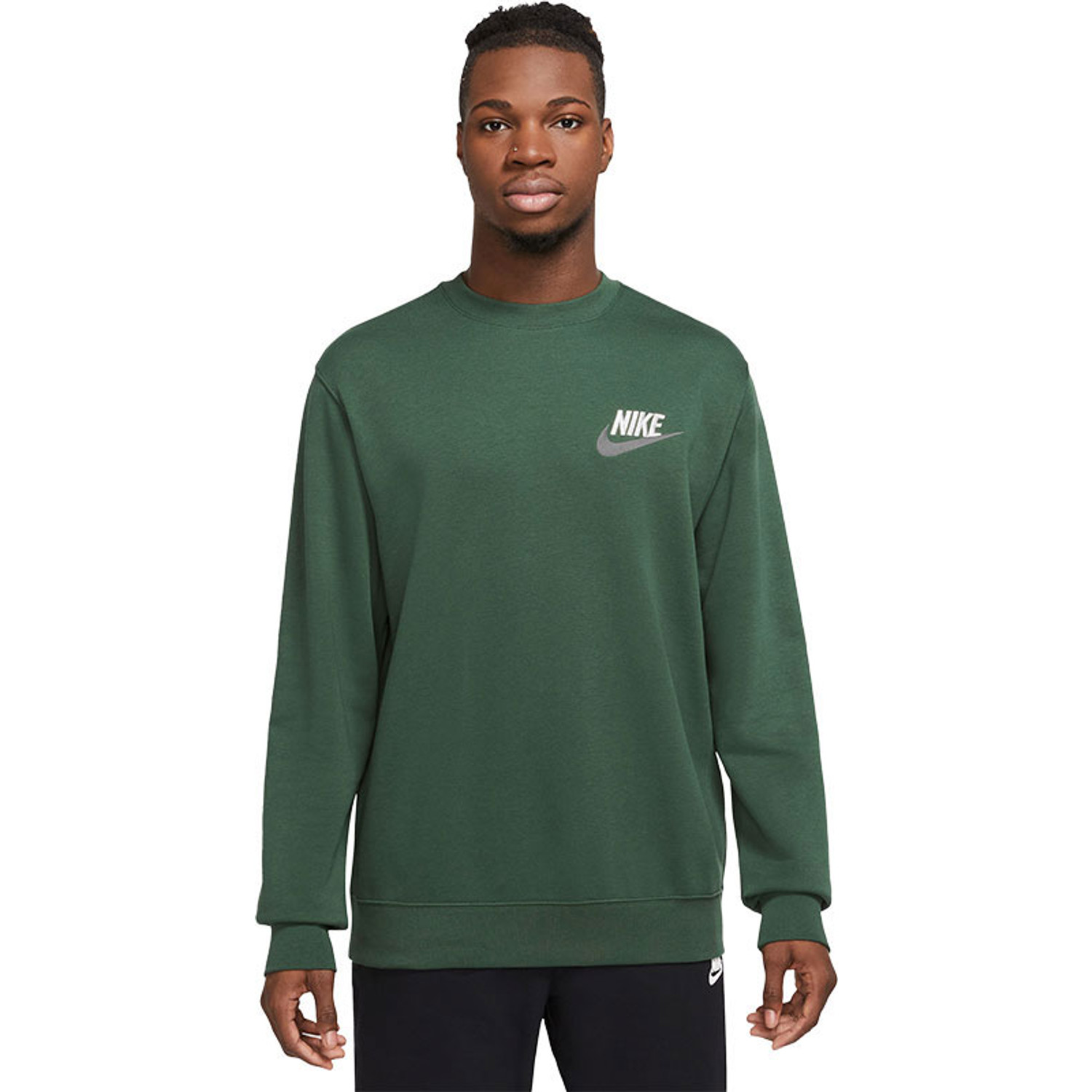 nike french terry crew sweatshirt