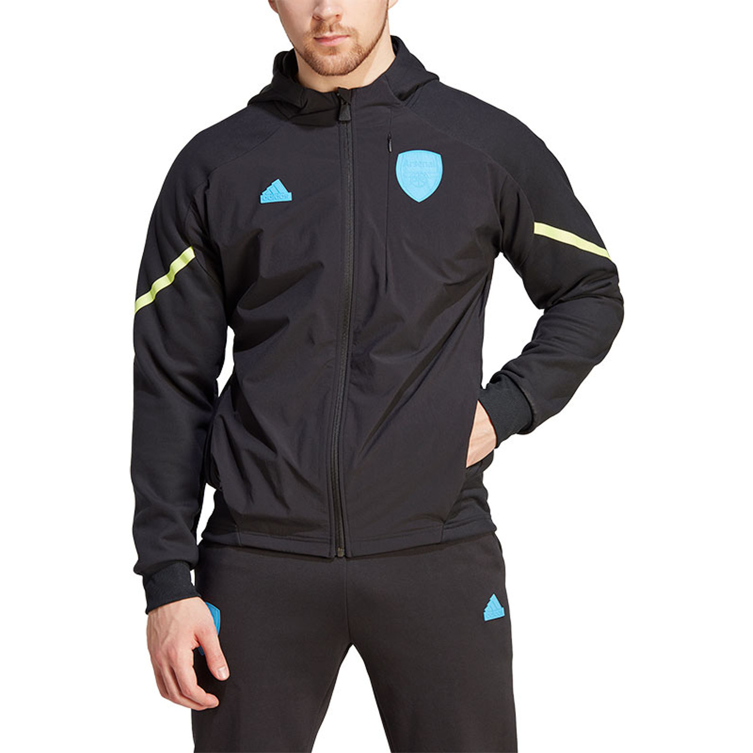 adidas Arsenal Travel Full-Zip Hoody 2023/2024 - PassaSports.com