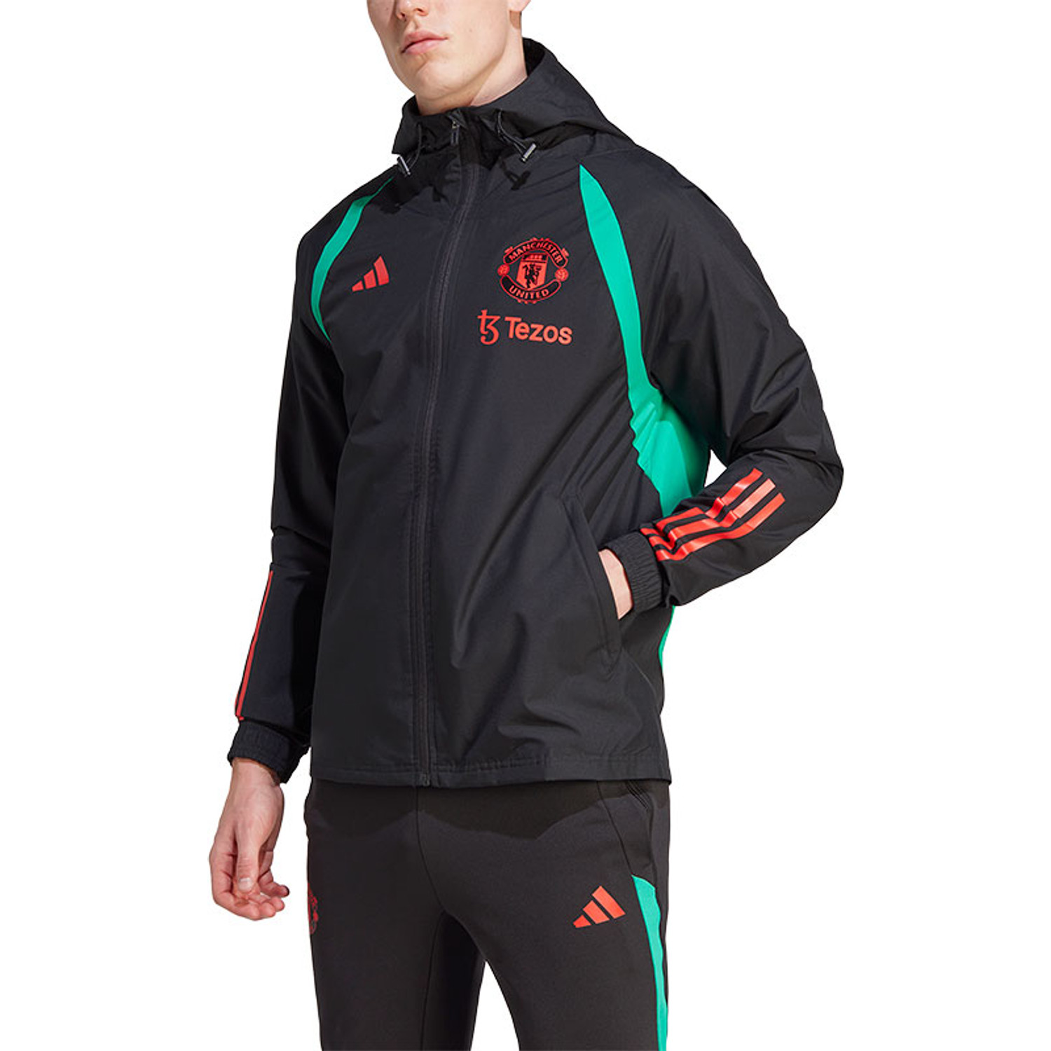 商品画像：Manchester United Football Soccer Nike Black Training Zip-Up 4