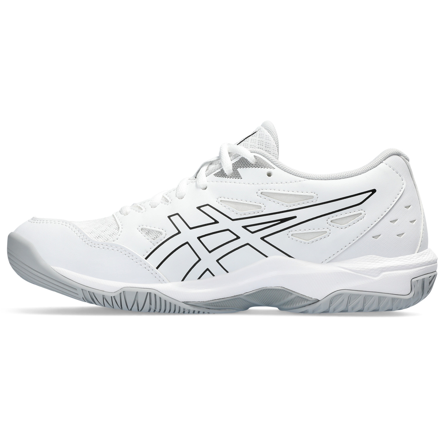 All white asics womens top