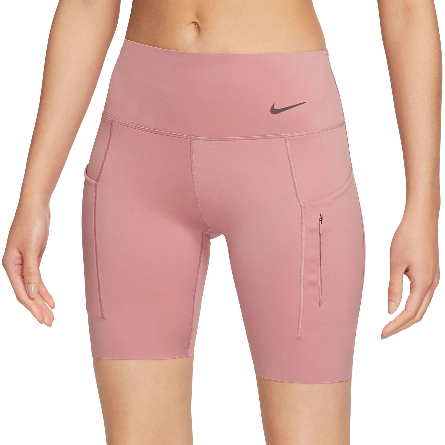 Nike Dri FIT Go Mid Rise 8 Korte Legging Dames