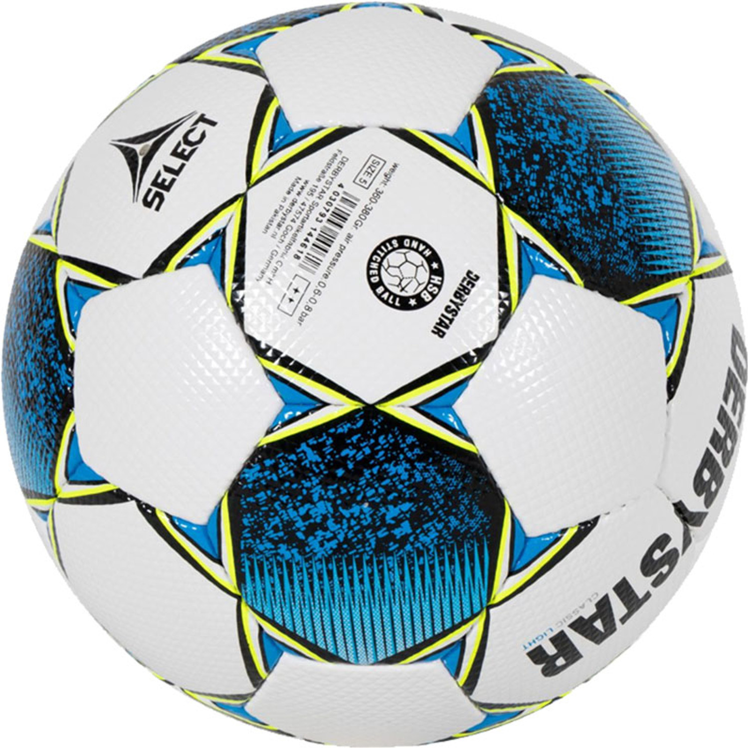 Derbystar Swing Heavy Football, Adults Unisex, Turquoise White, 5 - View #3
