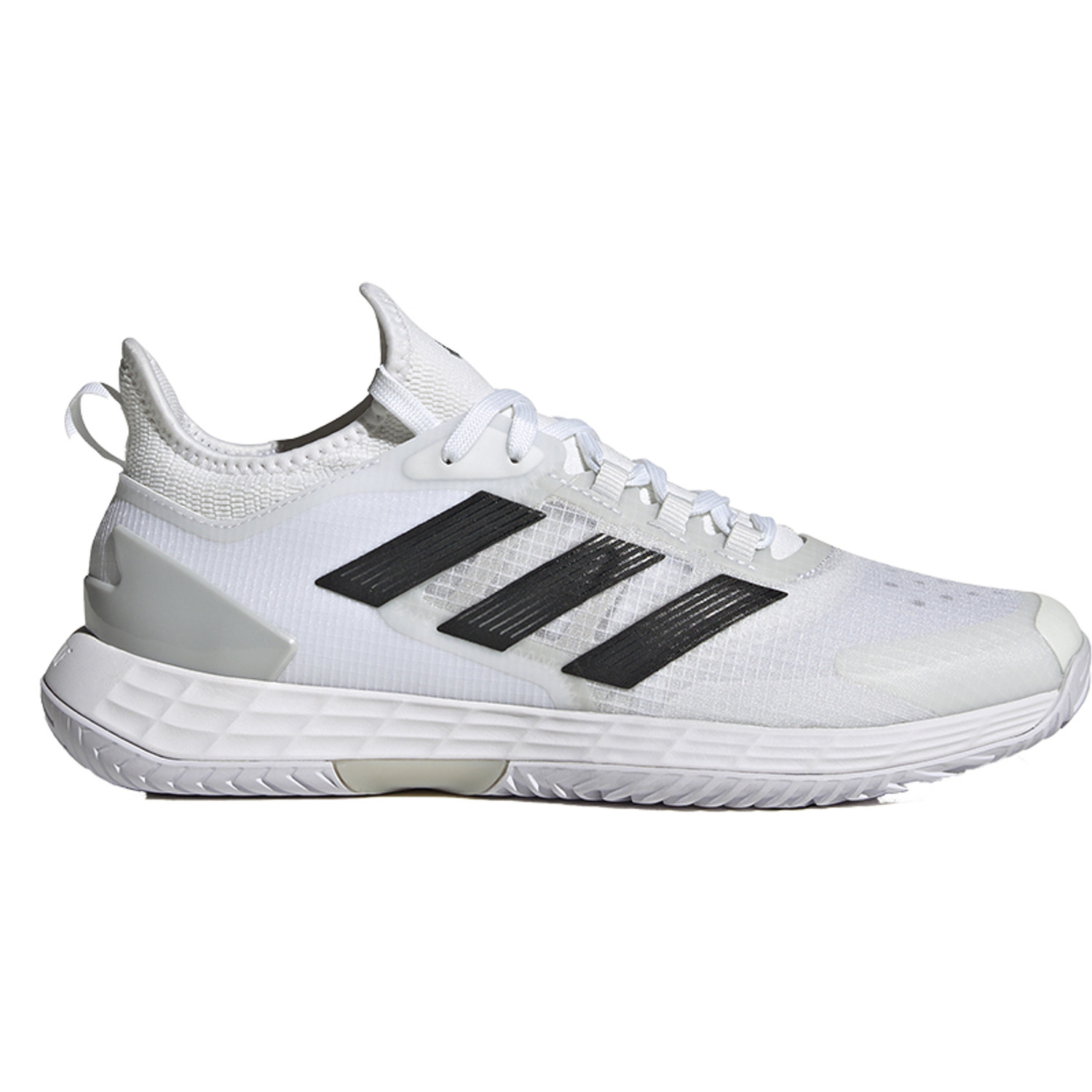Adidas men's adizero ubersonic 3.0 tennis shoes black and white cheap