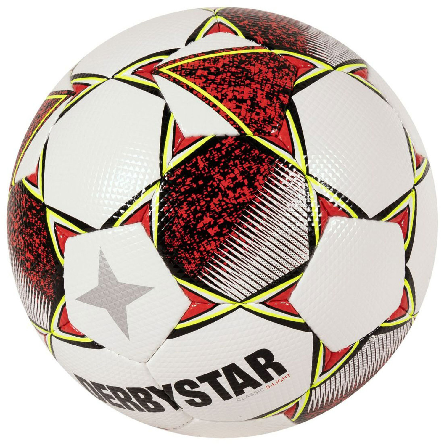 Derbystar Gamma – Pallone Da Calcio Per Giovani E Bambini – Cucito A Mano, PU High-Tech, Peso Ridotto 290-300g, Fairtrade
