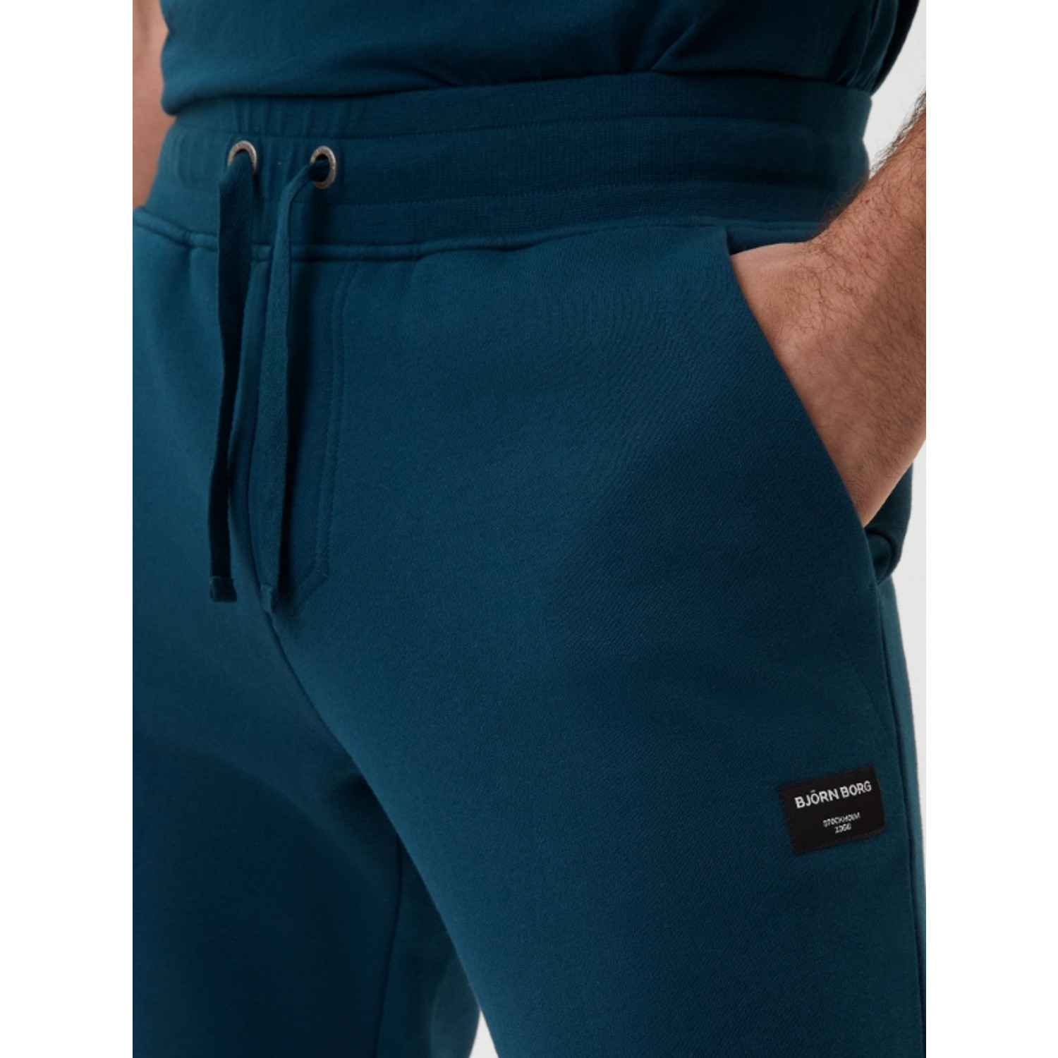 Björn Borg CENTRE TAPERED PANTS - Pantalon De Survêtement - Beetle/kaki