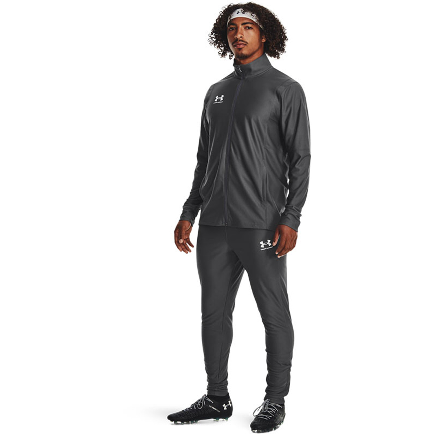 Under armour challenger tracksuit grey outlet